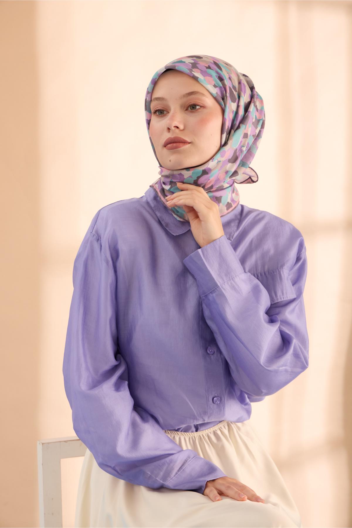 Silk Home Soft Eşarp 73094-12 - İthalesarponline.com - Soft Eşarp - Silk Home