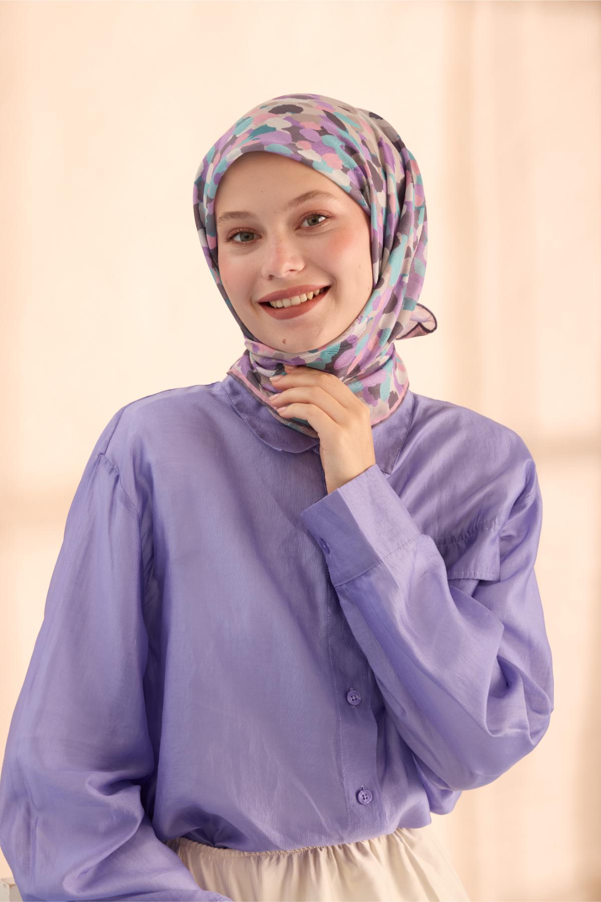 Silk Home Soft Eşarp 73094-12 - İthalesarponline.com - Soft Eşarp - Silk Home