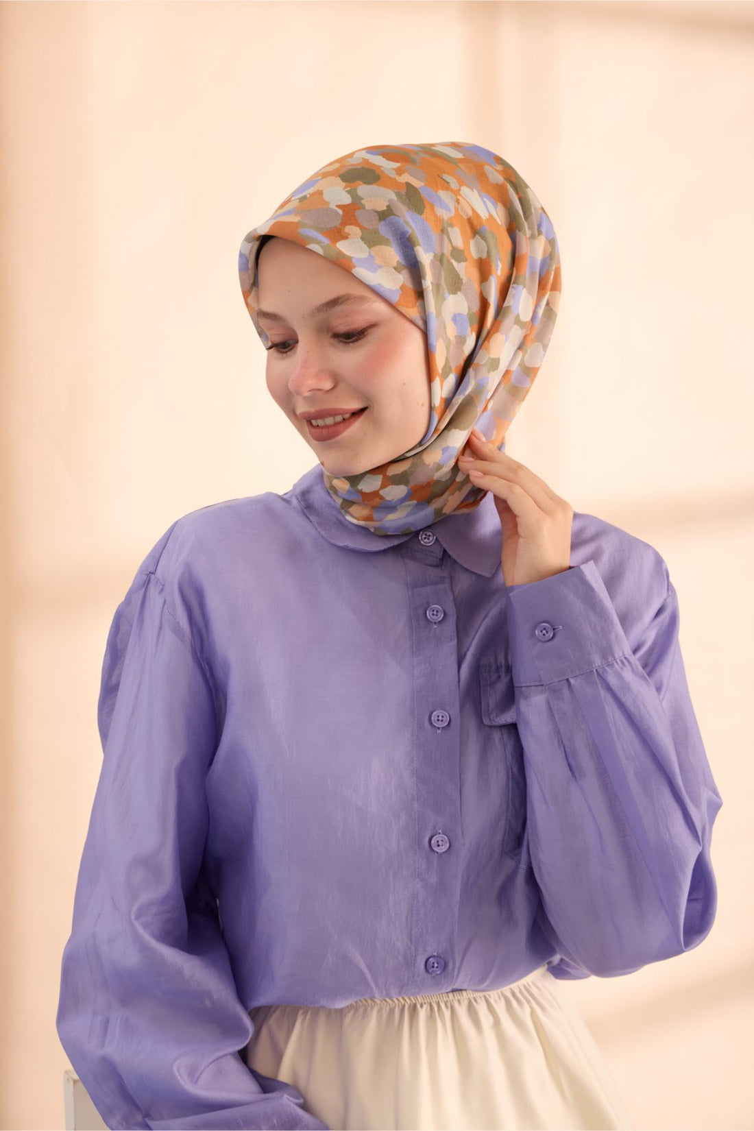 Silk Home Soft Eşarp 73094-19 - İthalesarponline.com - Soft Eşarp - Silk Home