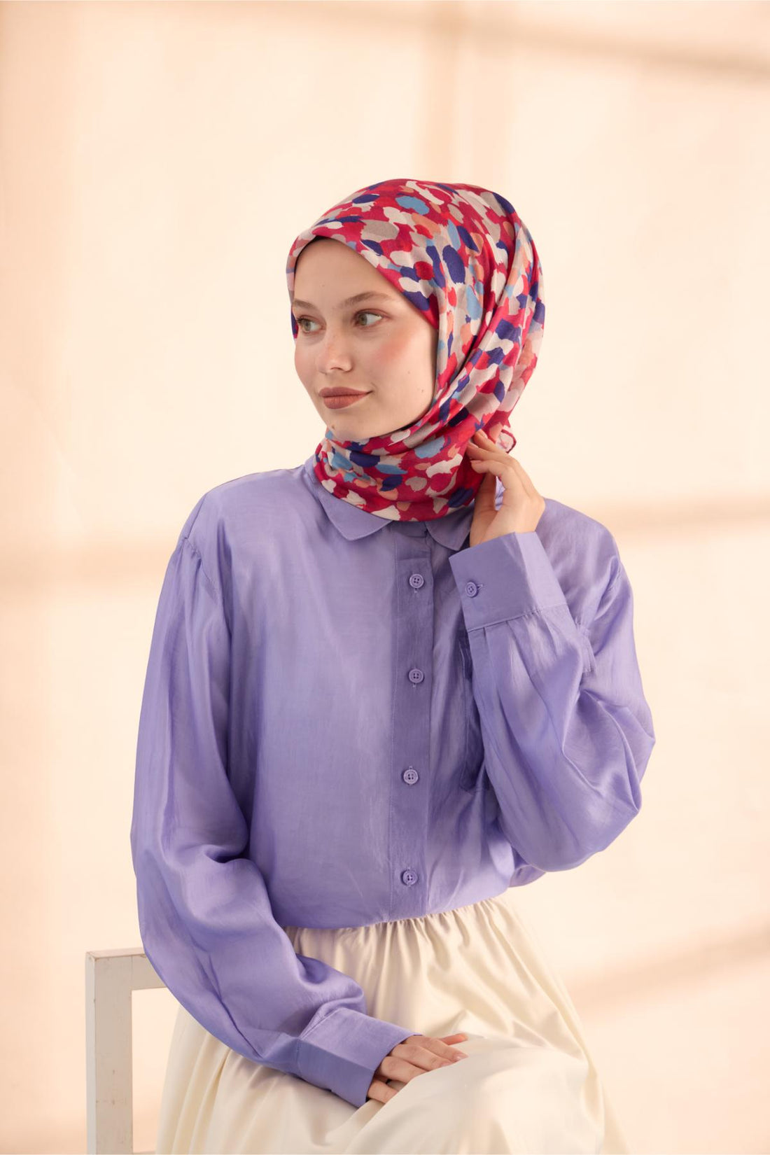 Silk Home Soft Eşarp 73094-21 - İthalesarponline.com - Soft Eşarp - Silk Home