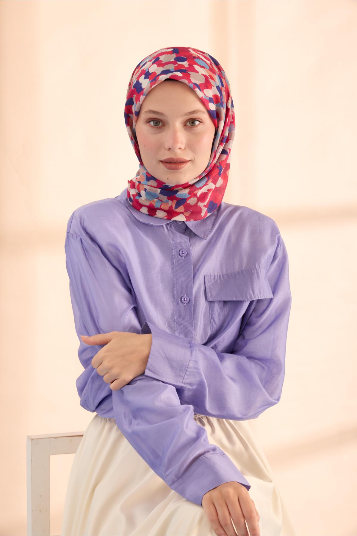 Silk Home Soft Eşarp 73094-21 - İthalesarponline.com - Soft Eşarp - Silk Home