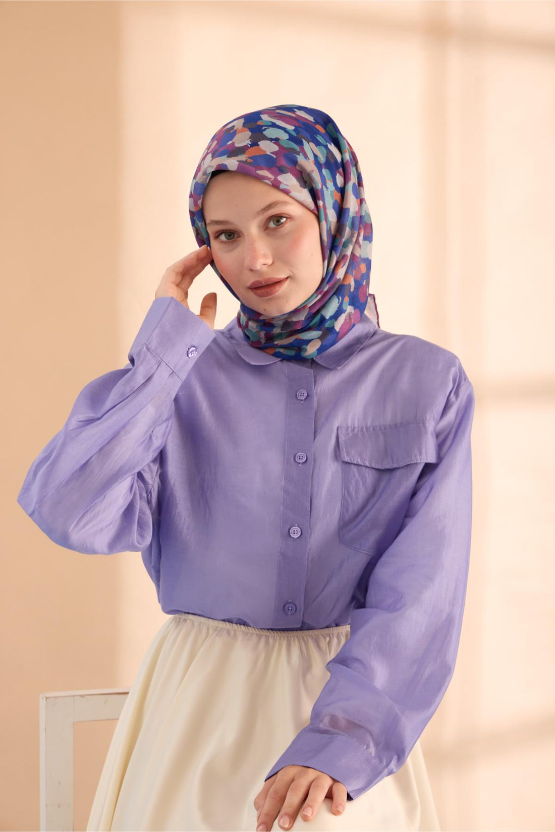 Silk Home Soft Eşarp 73094-25 - İthalesarponline.com - Soft Eşarp - Silk Home