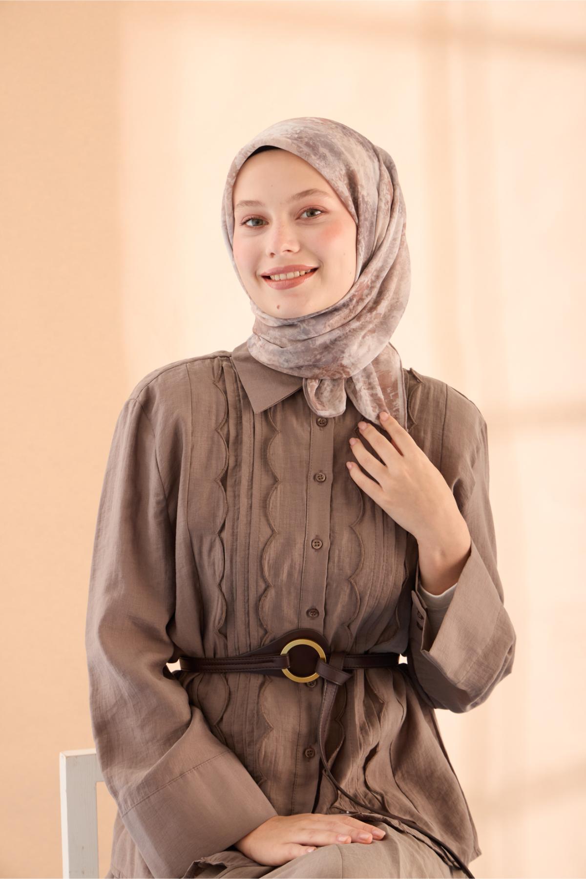 Silk Home Soft Eşarp 73095-06 - İthalesarponline.com - Soft Eşarp - Silk Home