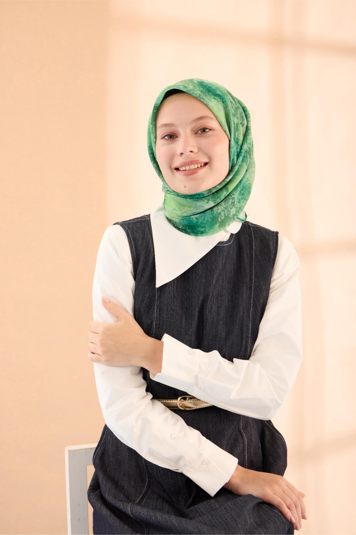 Silk Home Soft Eşarp 73095-12 - İthalesarponline.com - Soft Eşarp - Silk Home