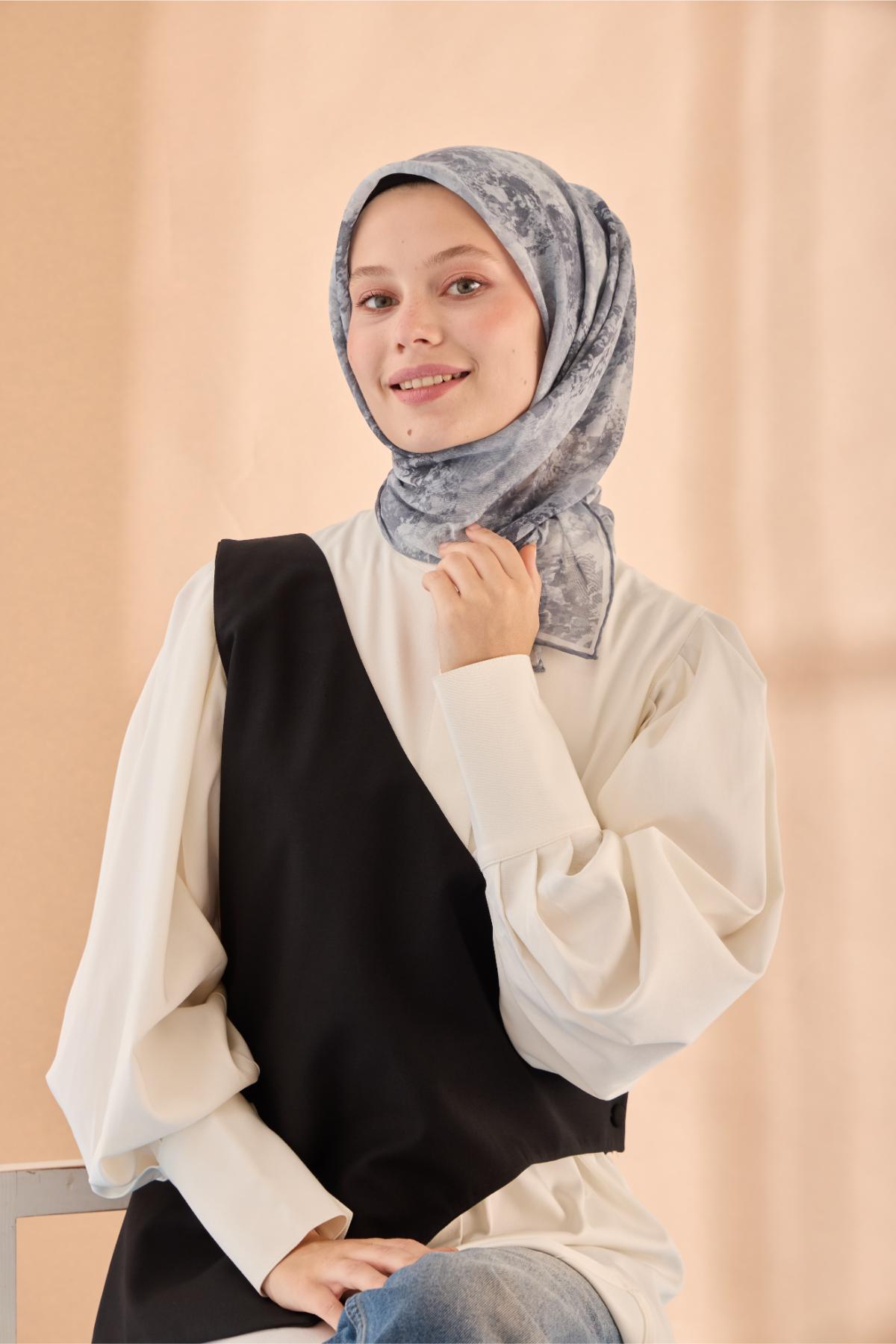 Silk Home Soft Eşarp 73095-16 - İthalesarponline.com - Soft Eşarp - Silk Home