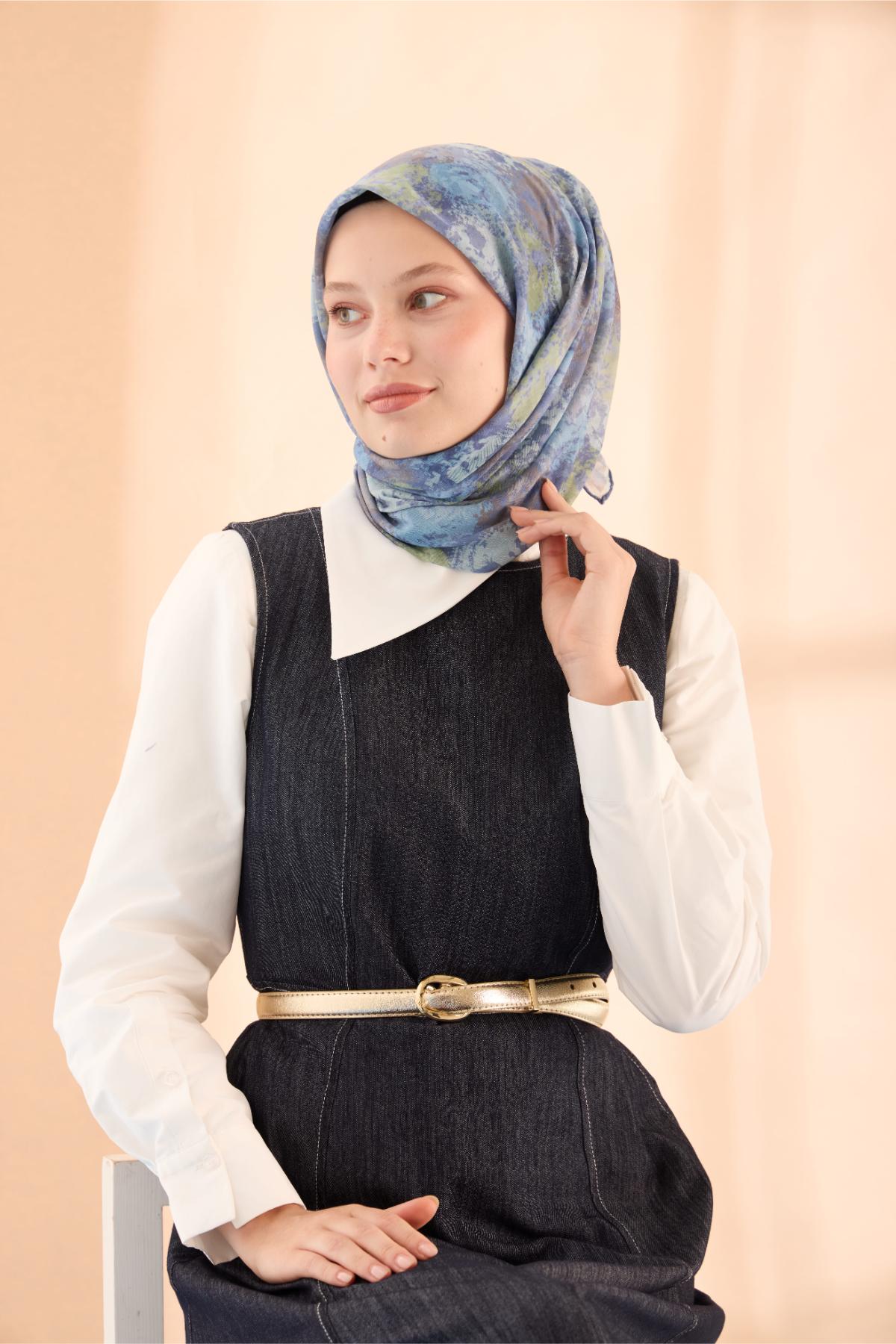 Silk Home Soft Eşarp 73095-18 - İthalesarponline.com - Soft Eşarp - Silk Home