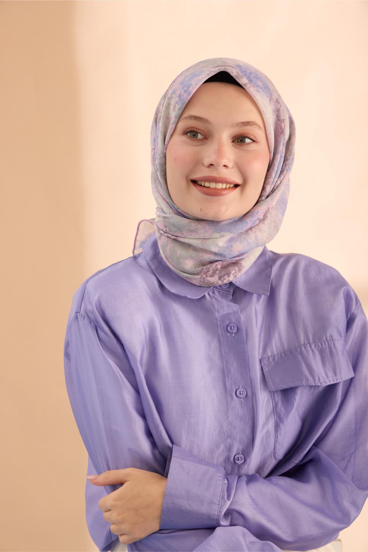 Silk Home Soft Eşarp 73095-22 - İthalesarponline.com - Soft Eşarp - Silk Home
