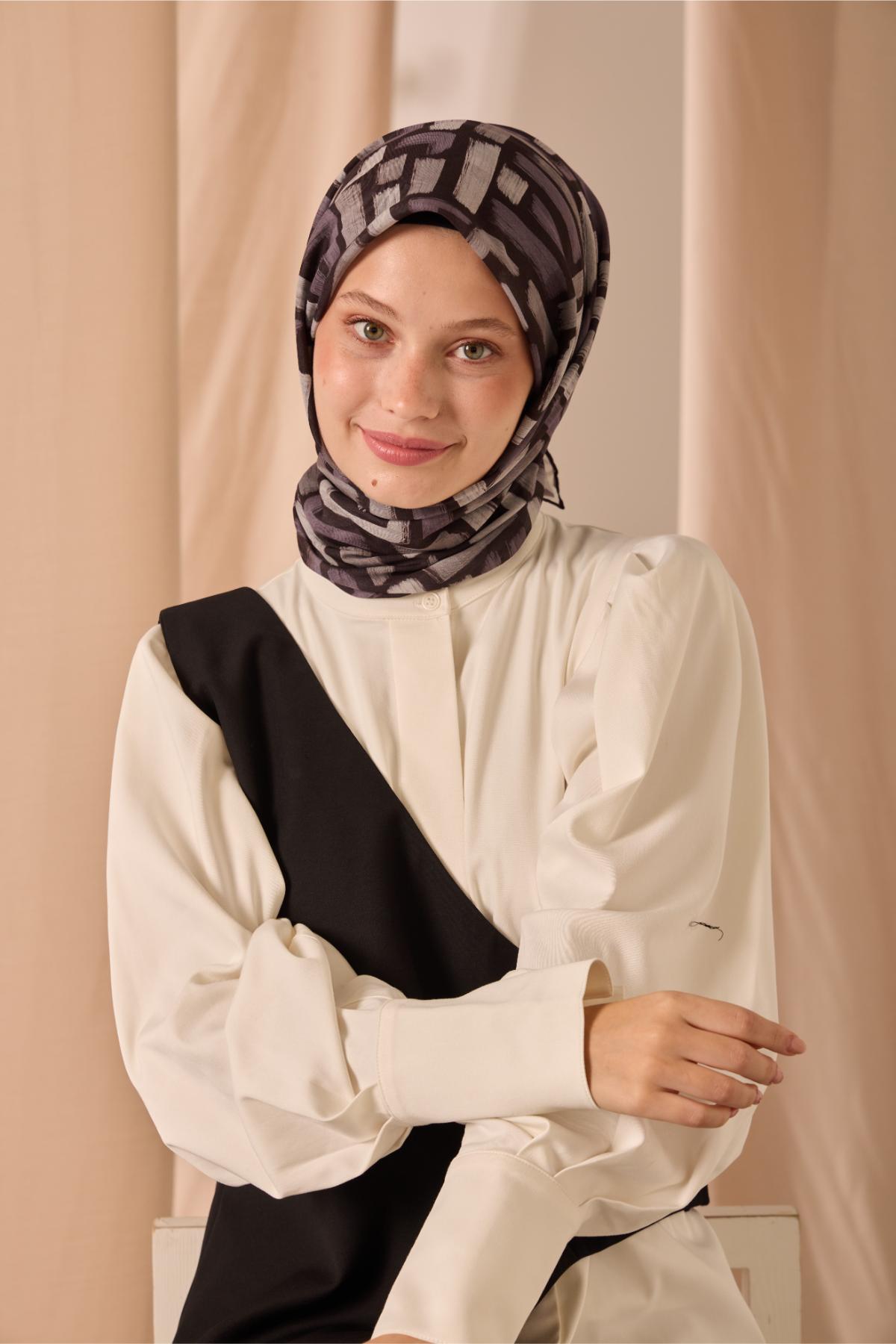 Silk Home Soft Eşarp 73096-01 - İthalesarponline.com - Soft Eşarp - Silk Home