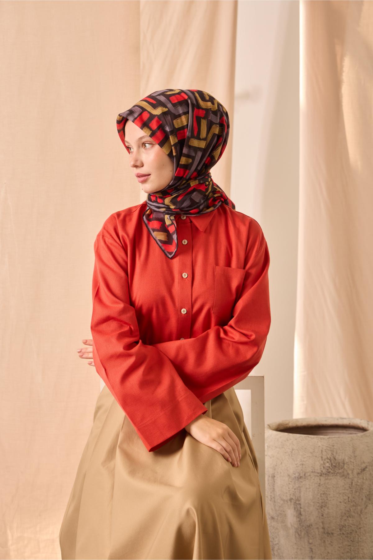 Silk Home Soft Eşarp 73096-03 - İthalesarponline.com - Soft Eşarp - Silk Home