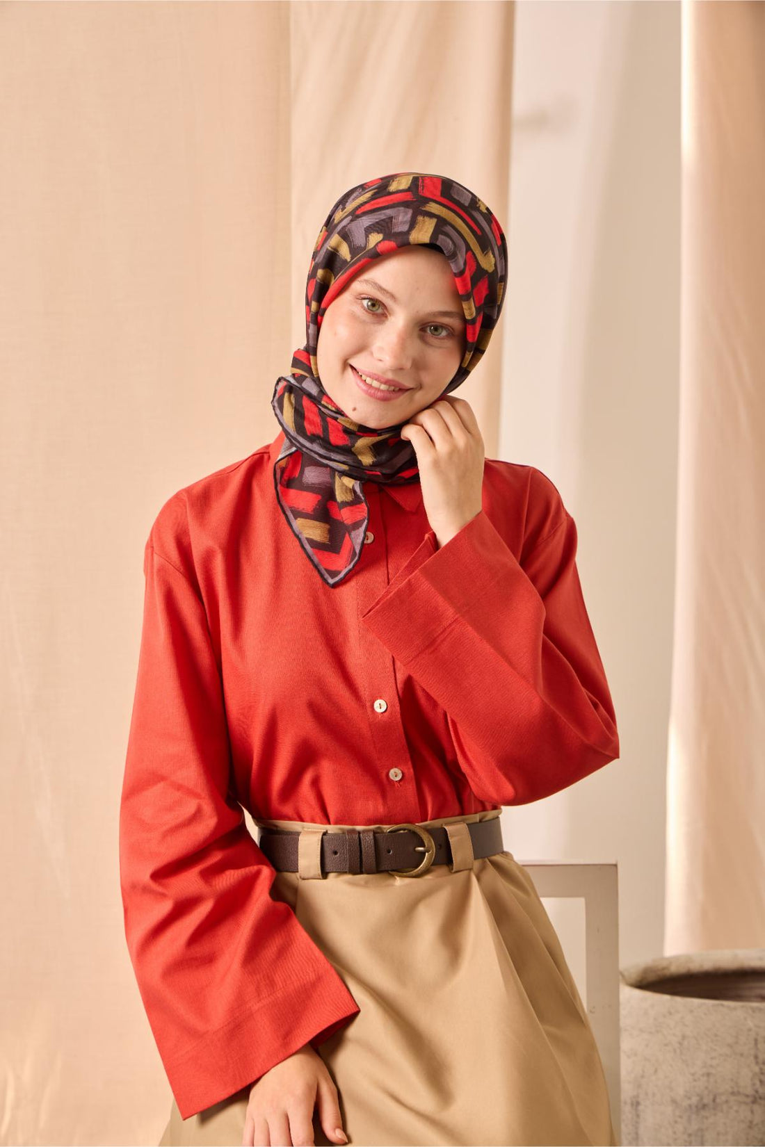 Silk Home Soft Eşarp 73096-03 - İthalesarponline.com - Soft Eşarp - Silk Home