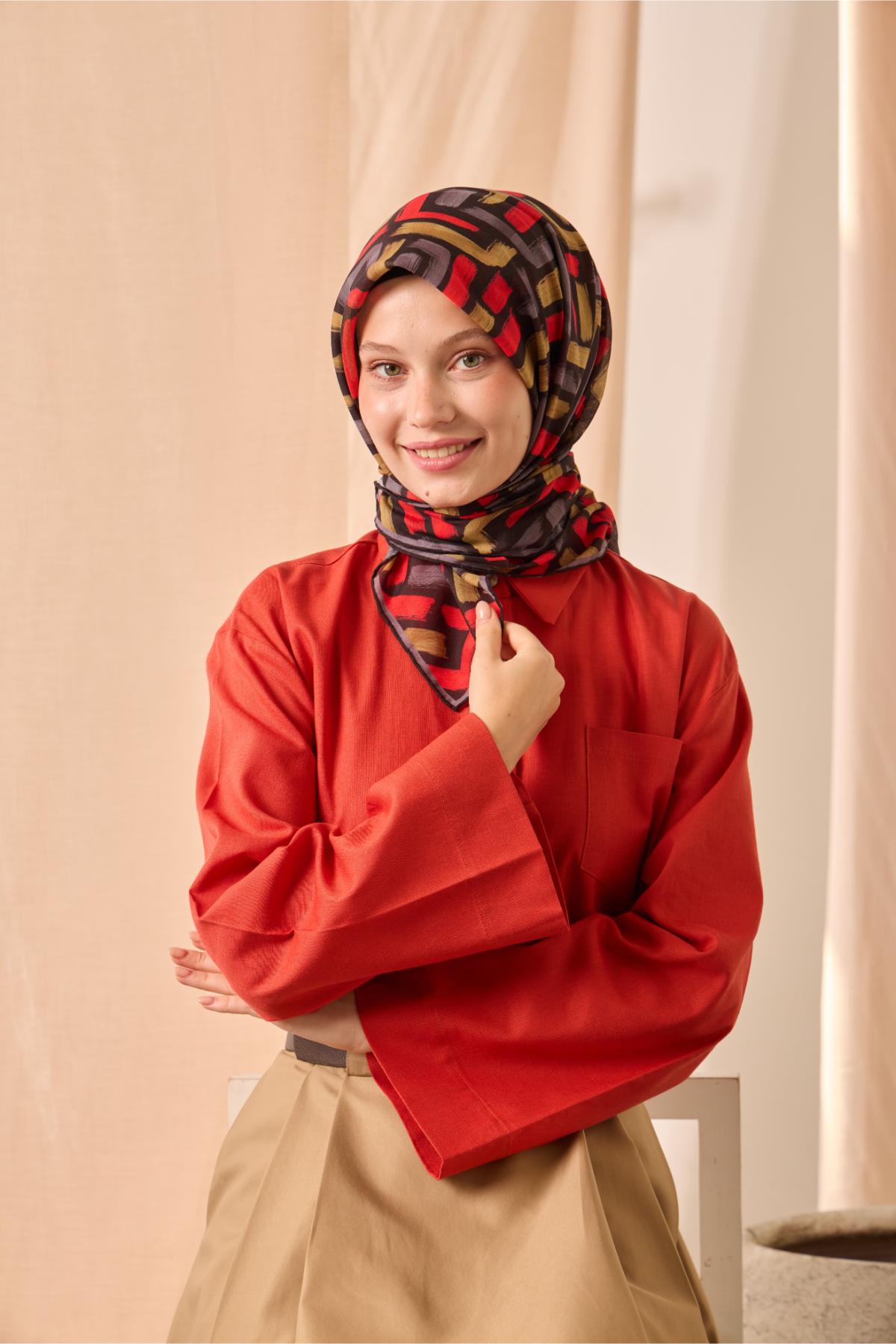 Silk Home Soft Eşarp 73096-03 - İthalesarponline.com - Soft Eşarp - Silk Home