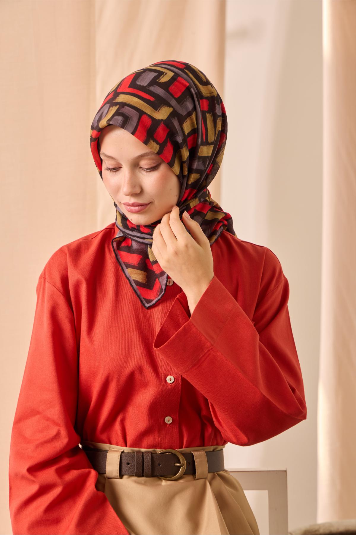 Silk Home Soft Eşarp 73096-03 - İthalesarponline.com - Soft Eşarp - Silk Home