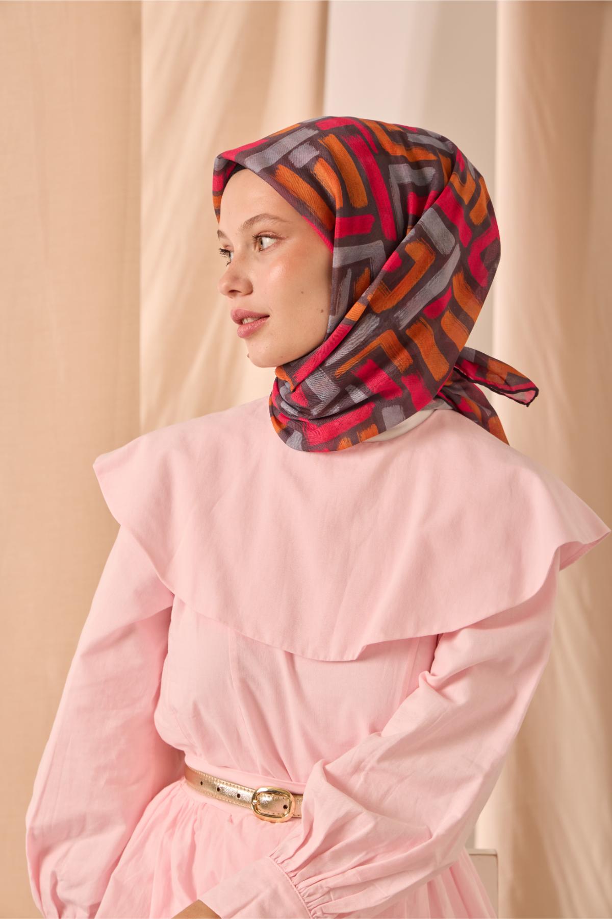 Silk Home Soft Eşarp 73096-04 - İthalesarponline.com - Soft Eşarp - Silk Home