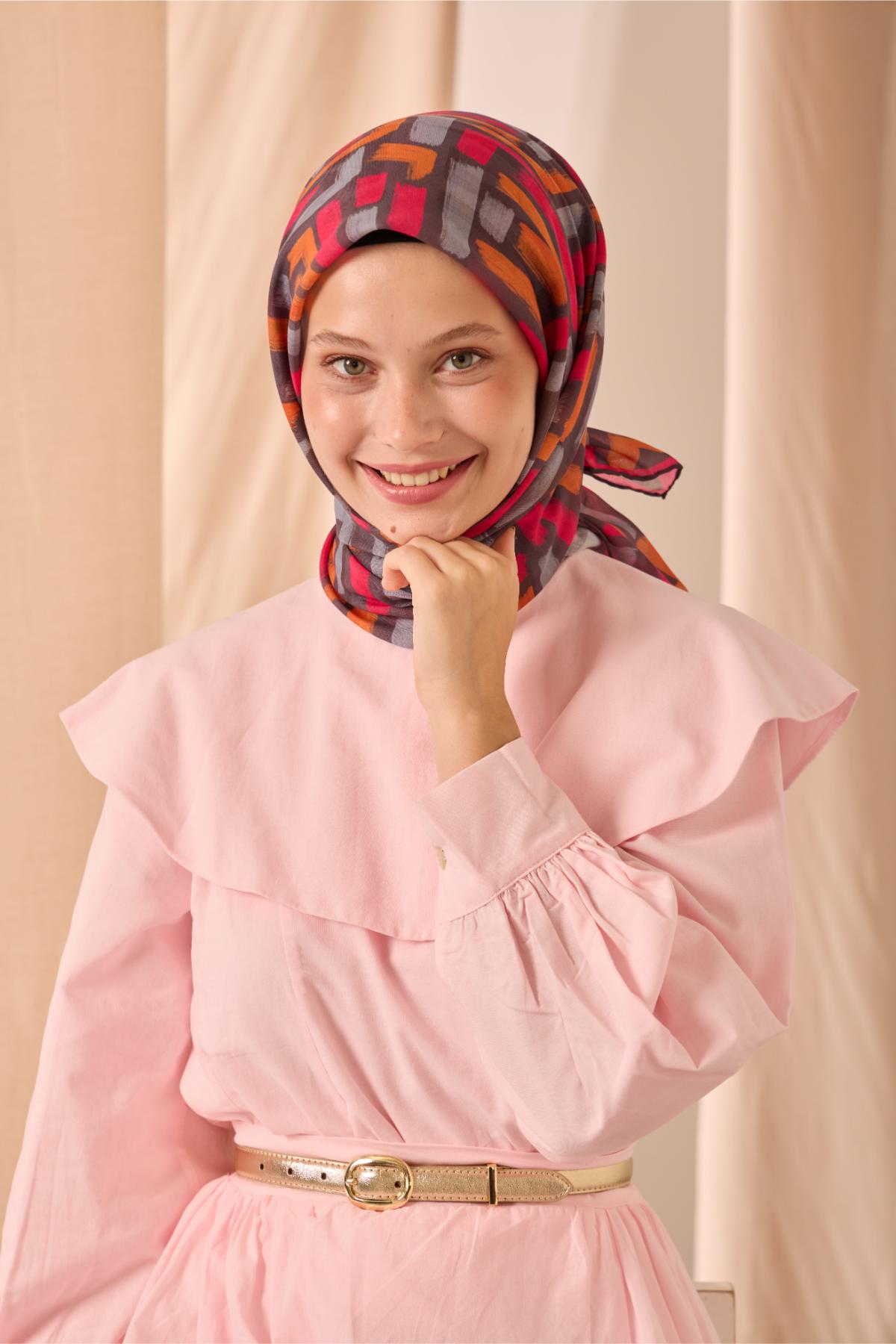 Silk Home Soft Eşarp 73096-04 - İthalesarponline.com - Soft Eşarp - Silk Home
