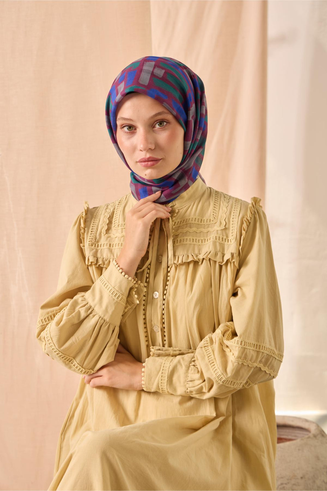 Silk Home Soft Eşarp 73096-06 - İthalesarponline.com - Soft Eşarp - Silk Home