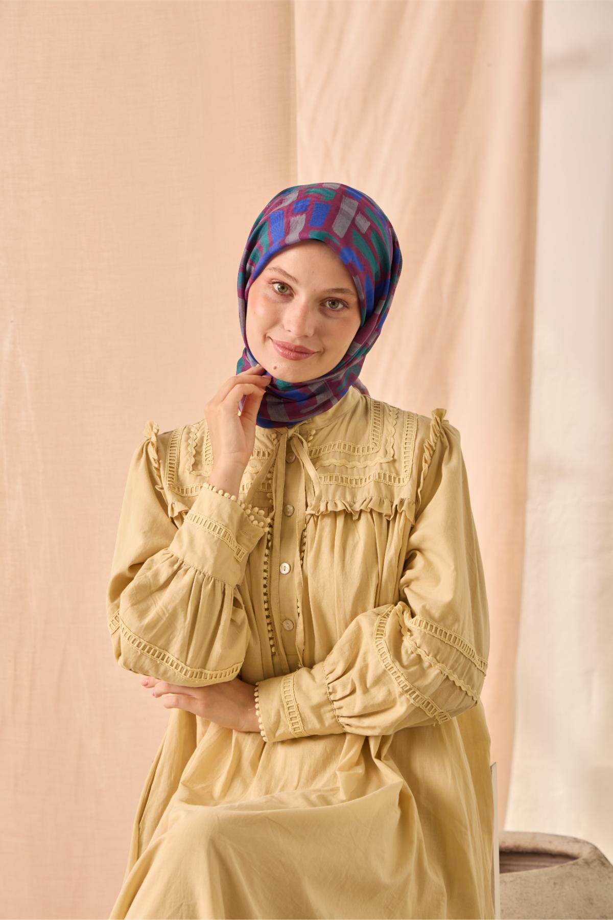 Silk Home Soft Eşarp 73096-06 - İthalesarponline.com - Soft Eşarp - Silk Home