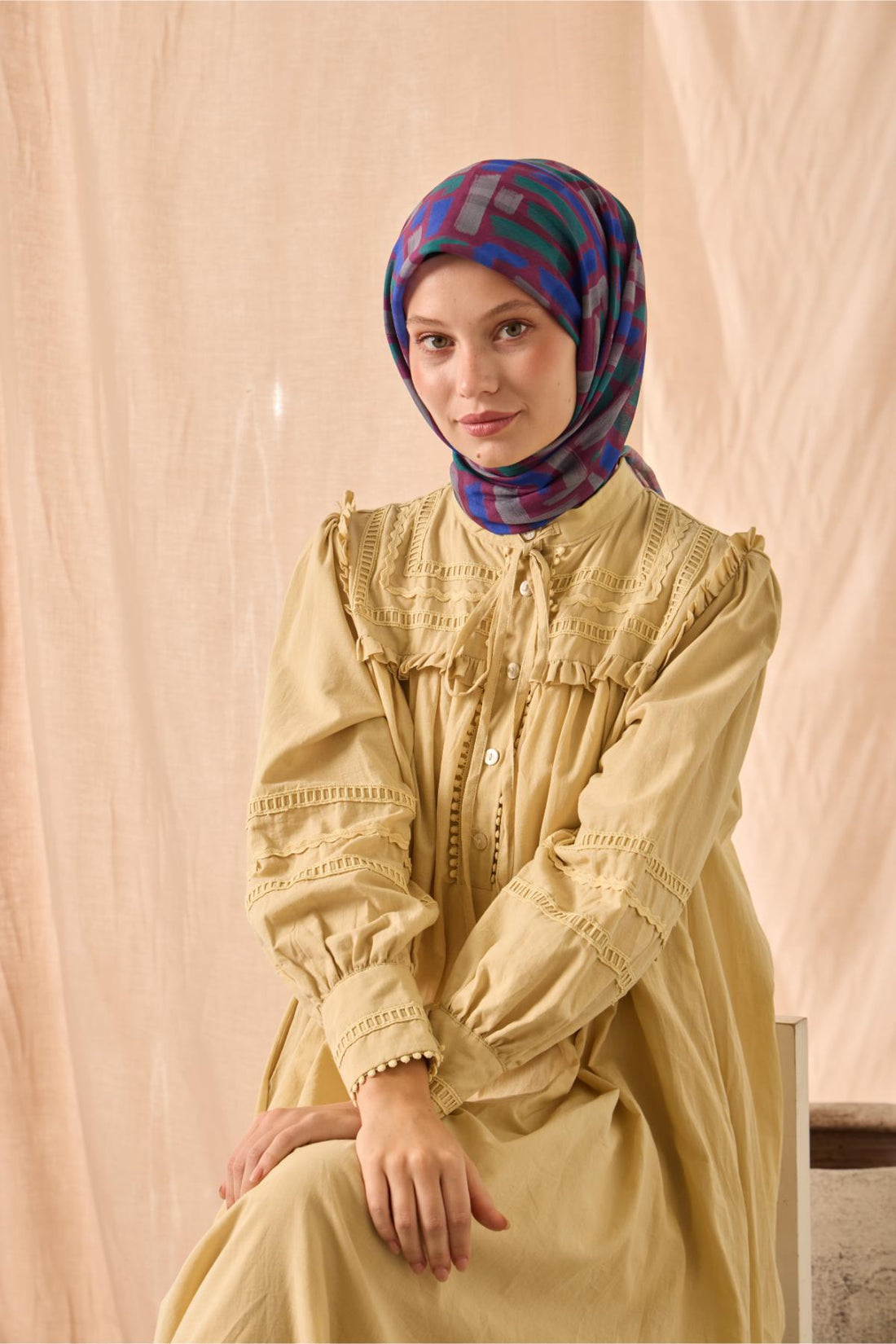Silk Home Soft Eşarp 73096-06 - İthalesarponline.com - Soft Eşarp - Silk Home