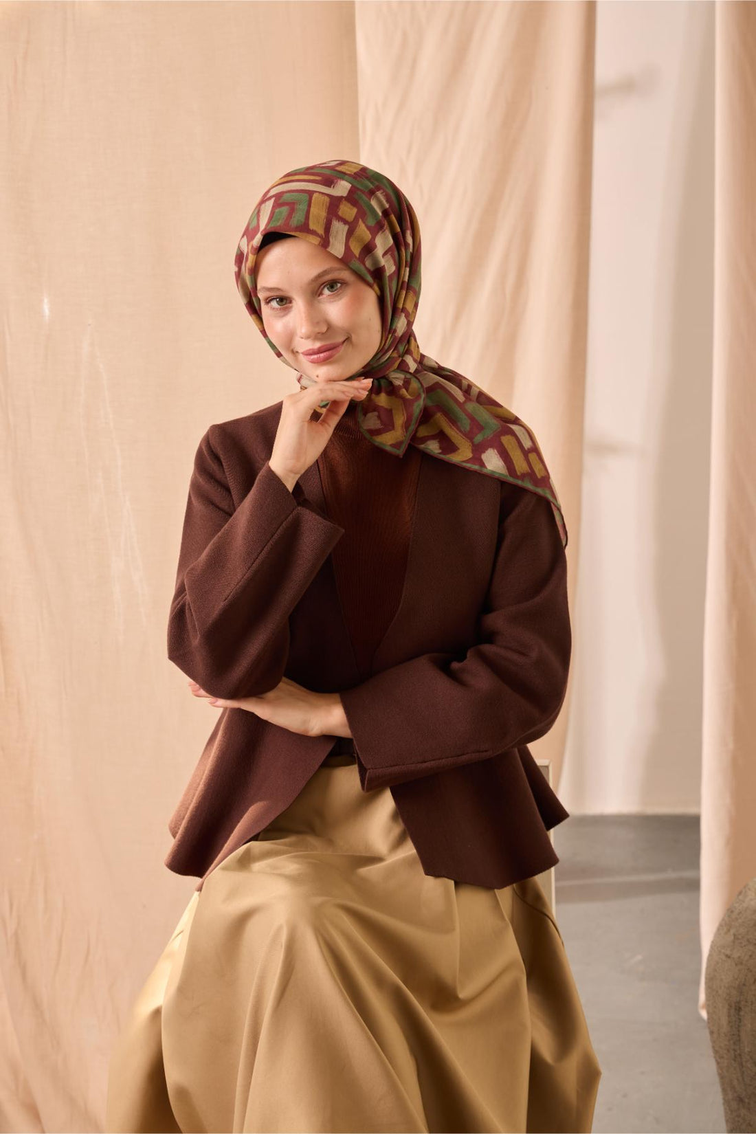 Silk Home Soft Eşarp 73096-07 - İthalesarponline.com - Soft Eşarp - Silk Home