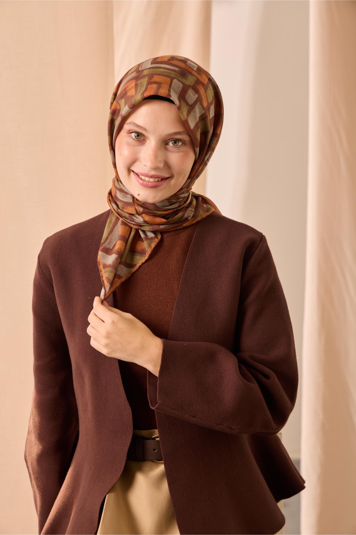 Silk Home Soft Eşarp 73096-08 - İthalesarponline.com - Soft Eşarp - Silk Home