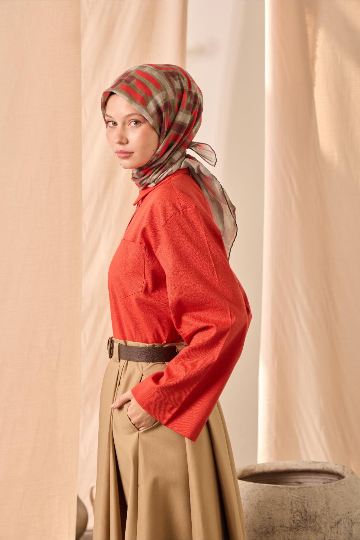 Silk Home Soft Eşarp 73096-11 - İthalesarponline.com - Soft Eşarp - Silk Home