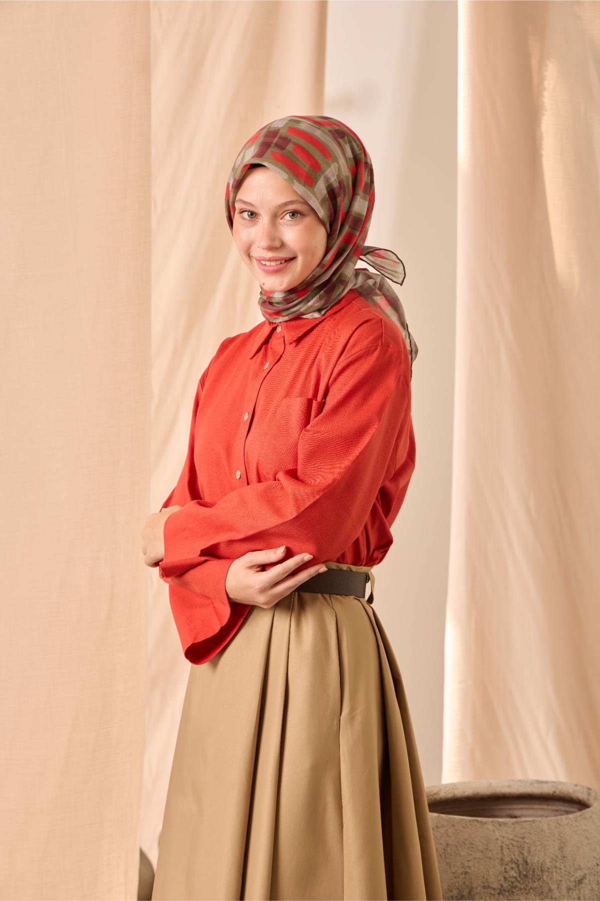 Silk Home Soft Eşarp 73096-11 - İthalesarponline.com - Soft Eşarp - Silk Home