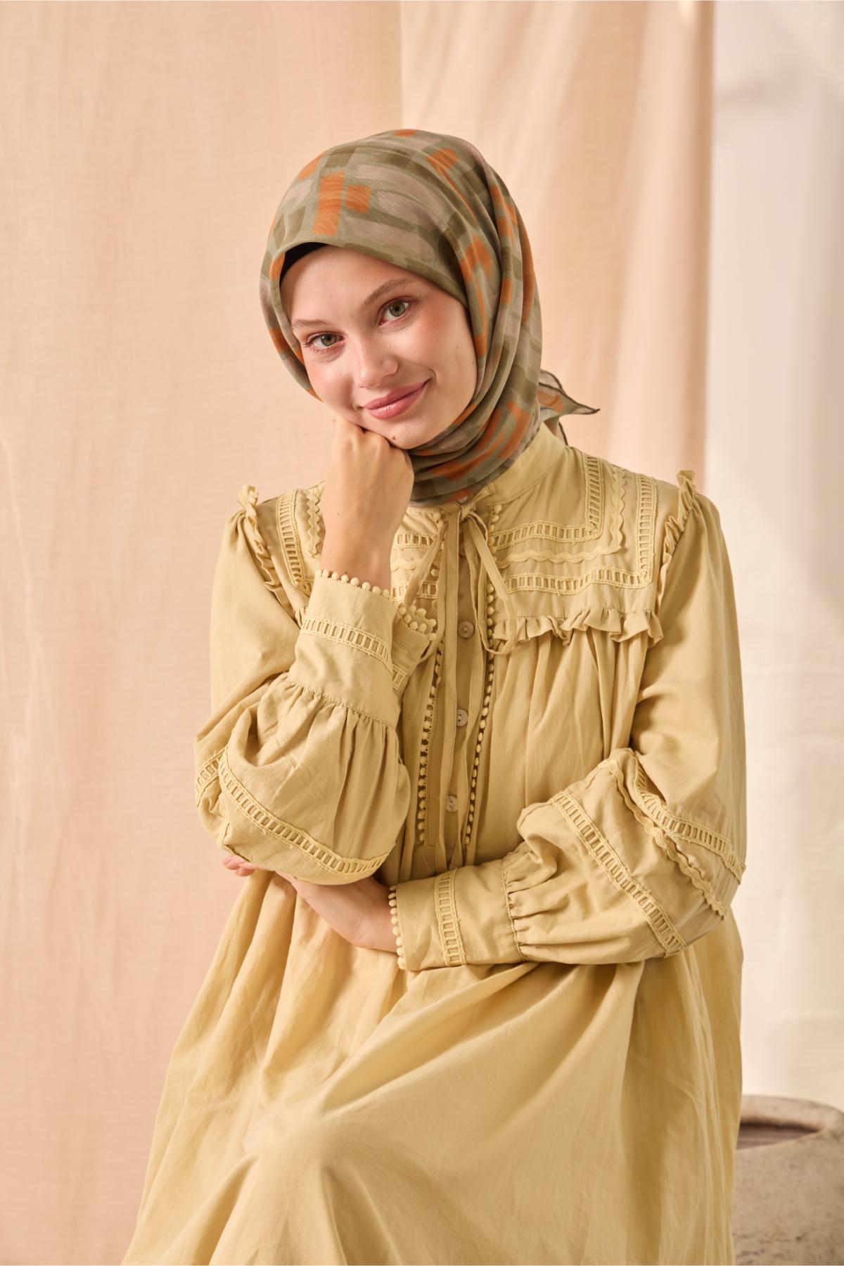 Silk Home Soft Eşarp 73096-12 - İthalesarponline.com - Soft Eşarp - Silk Home