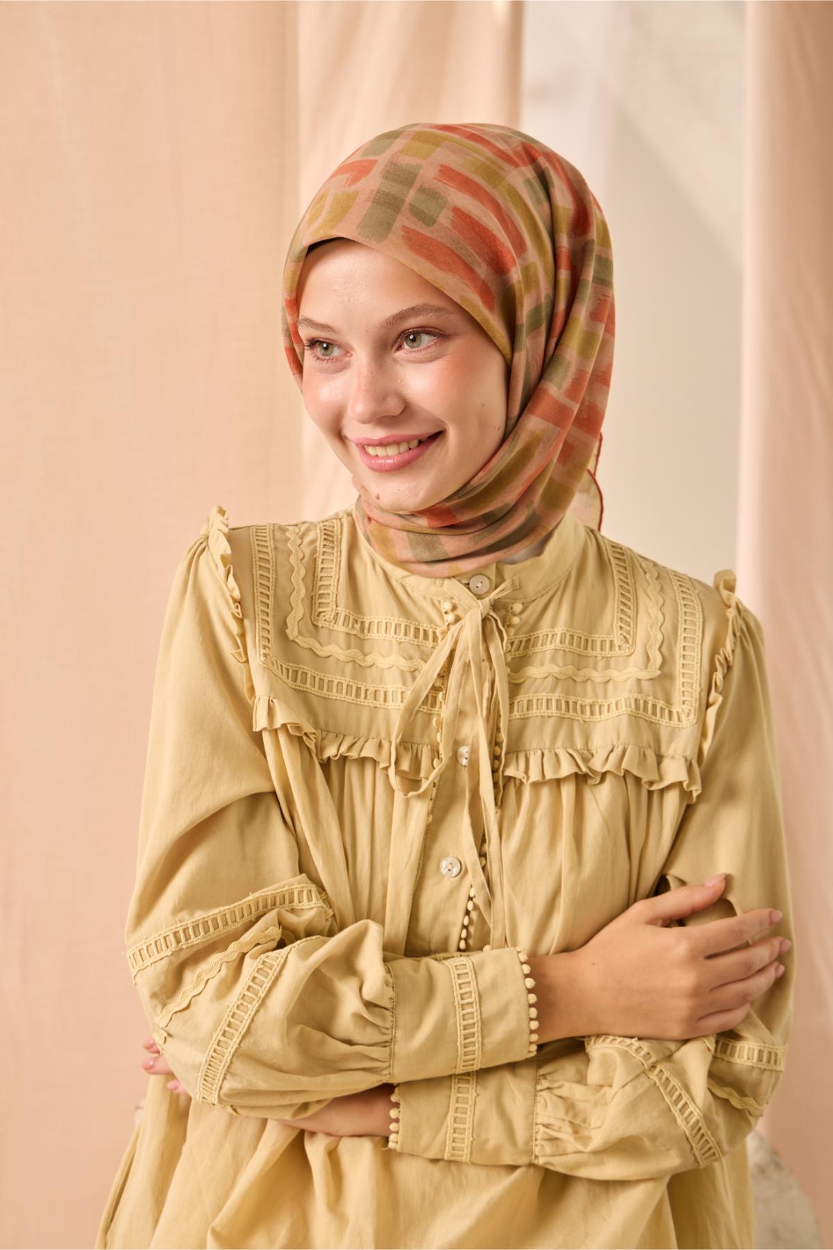 Silk Home Soft Eşarp 73096-13 - İthalesarponline.com - Soft Eşarp - Silk Home