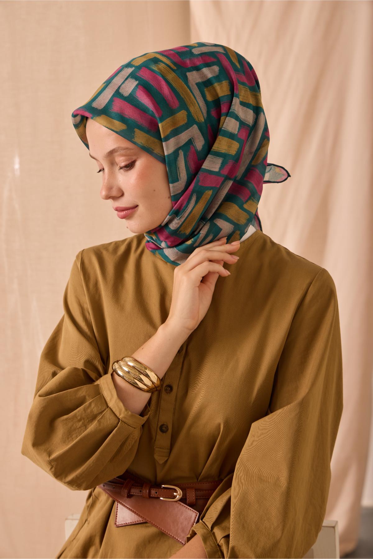 Silk Home Soft Eşarp 73096-21 - İthalesarponline.com - Soft Eşarp - Silk Home