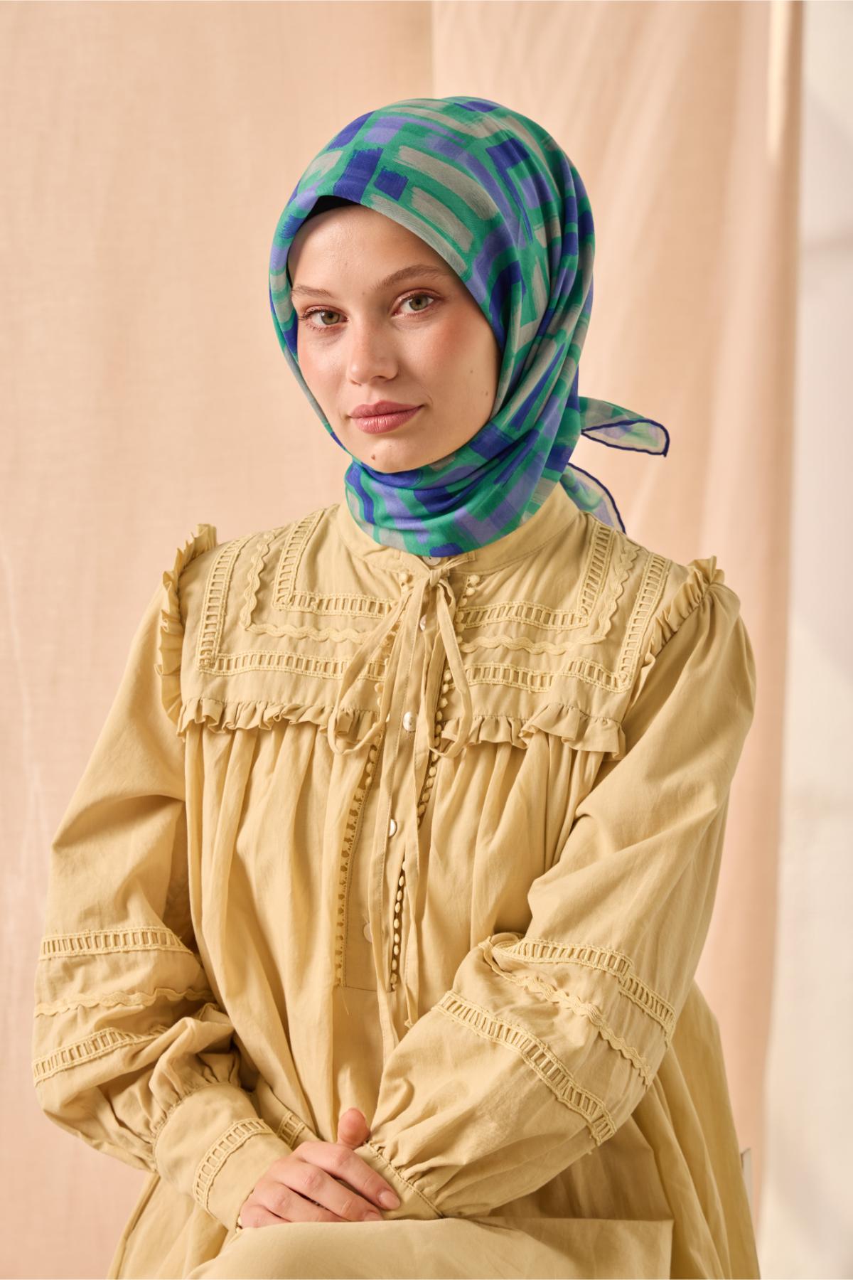 Silk Home Soft Eşarp 73096-22 - İthalesarponline.com - Soft Eşarp - Silk Home