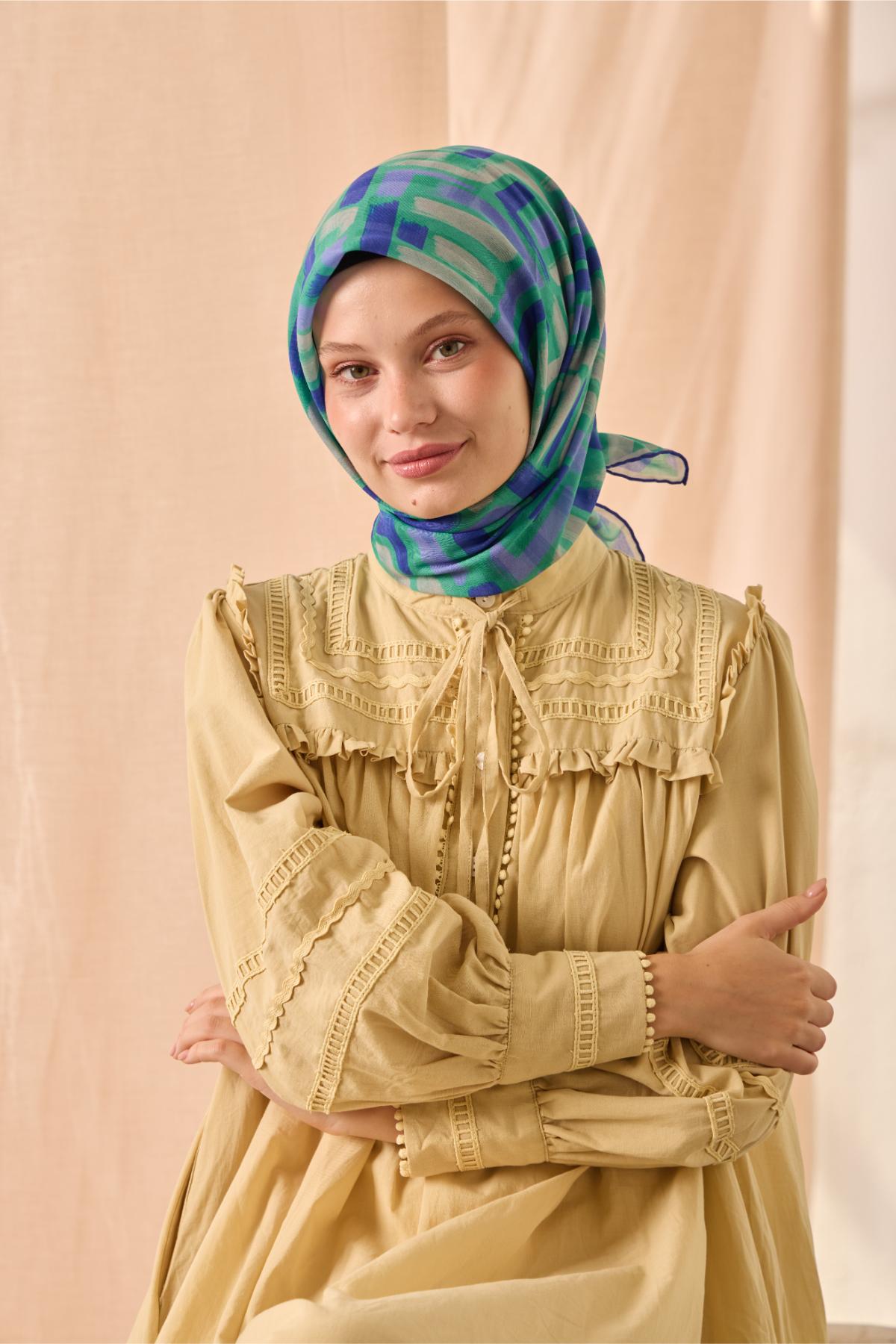 Silk Home Soft Eşarp 73096-22 - İthalesarponline.com - Soft Eşarp - Silk Home