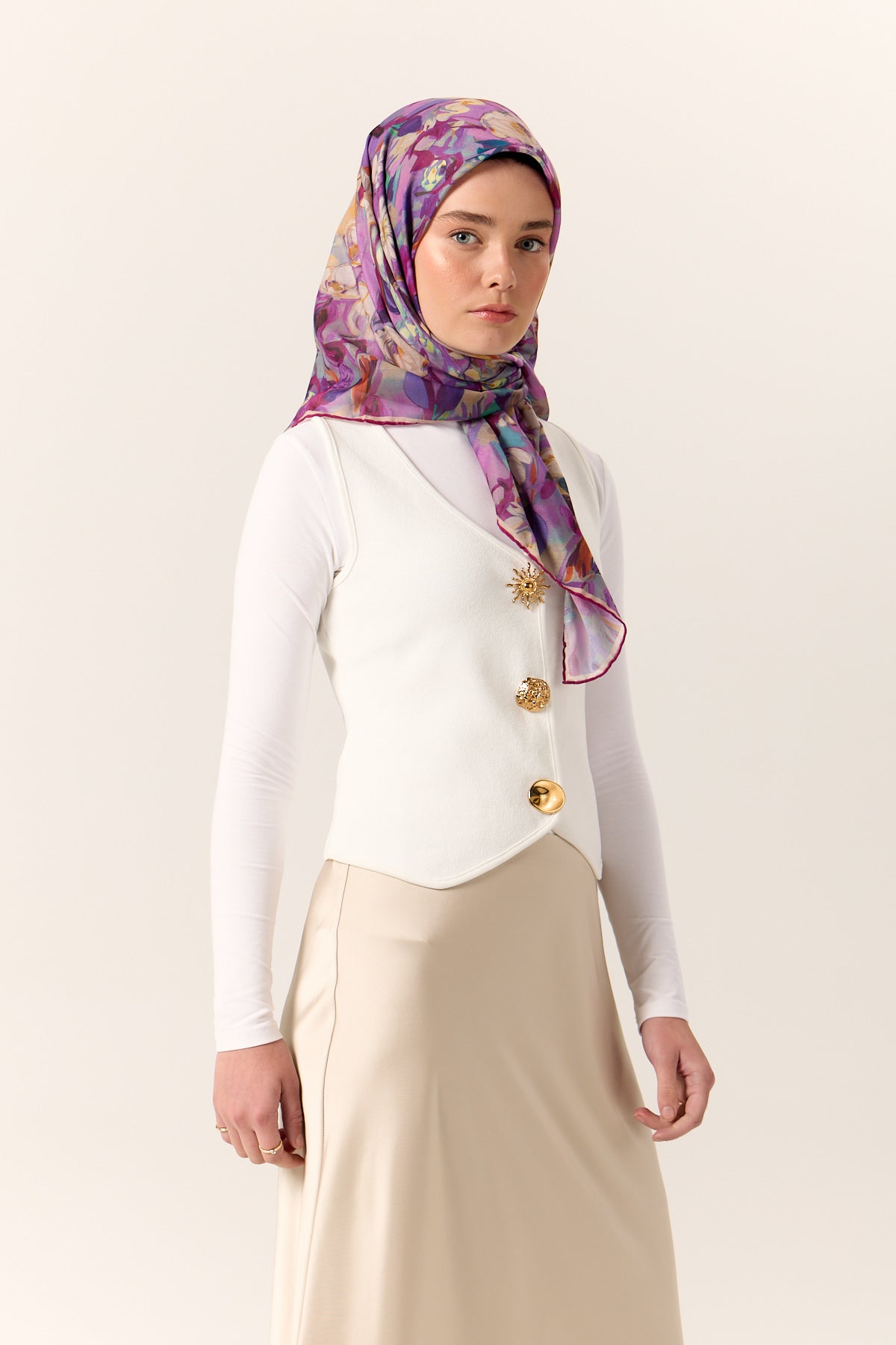 Silk Home Soft Eşarp 73103-08 - İthalesarponline.com - Soft Eşarp - Silk Home