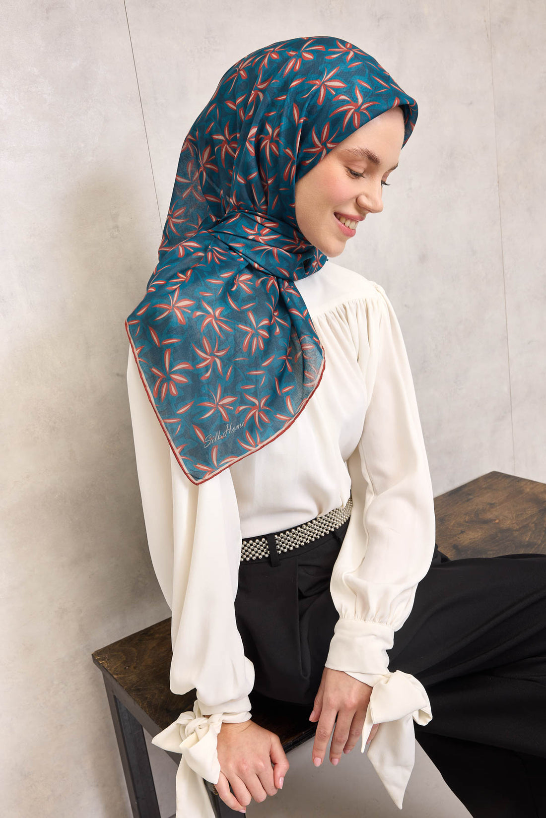 Silk Home Soft Eşarp 73113-17 - İthalesarponline.com - Soft Eşarp - Silk Home