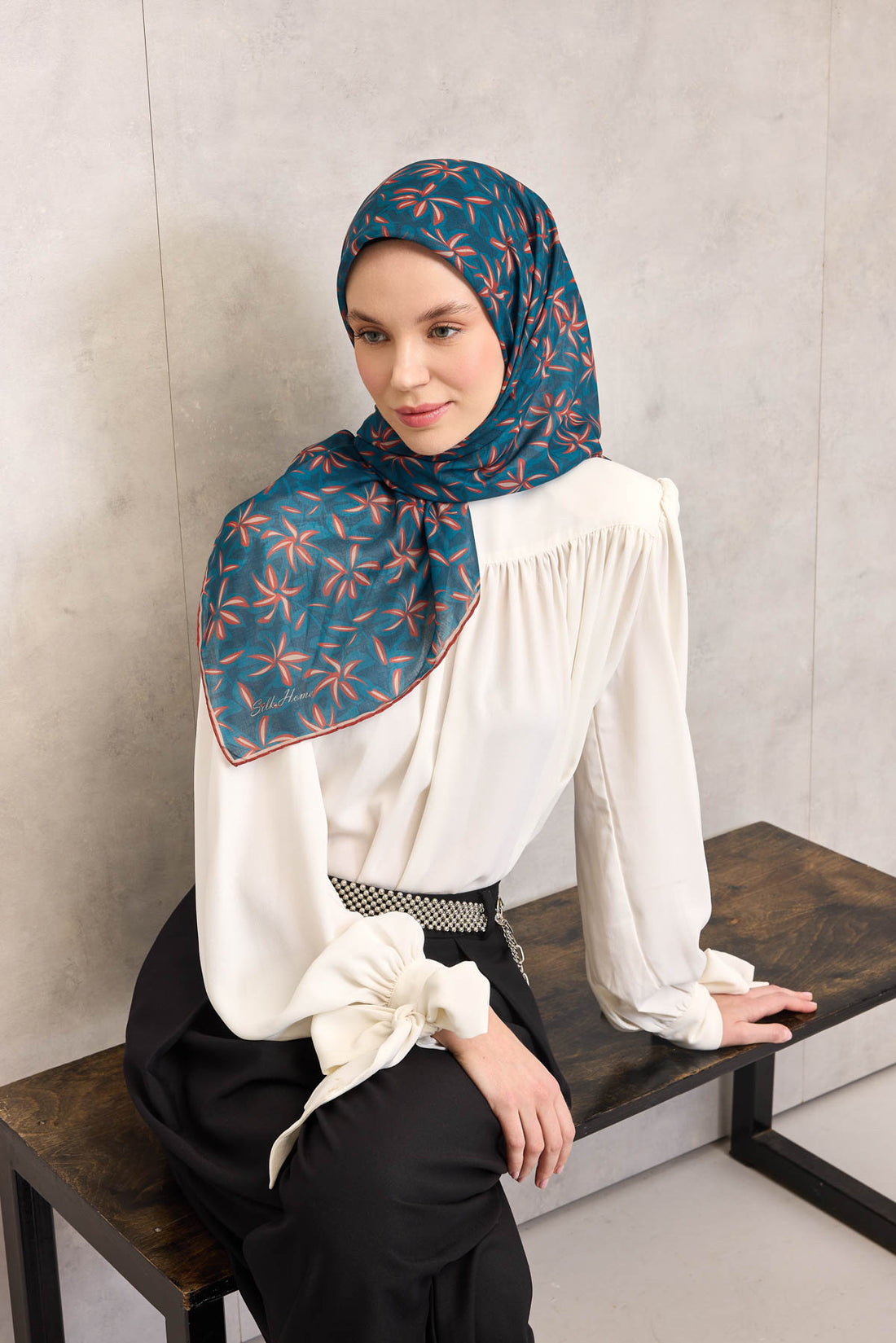 Silk Home Soft Eşarp 73113-17 - İthalesarponline.com - Soft Eşarp - Silk Home