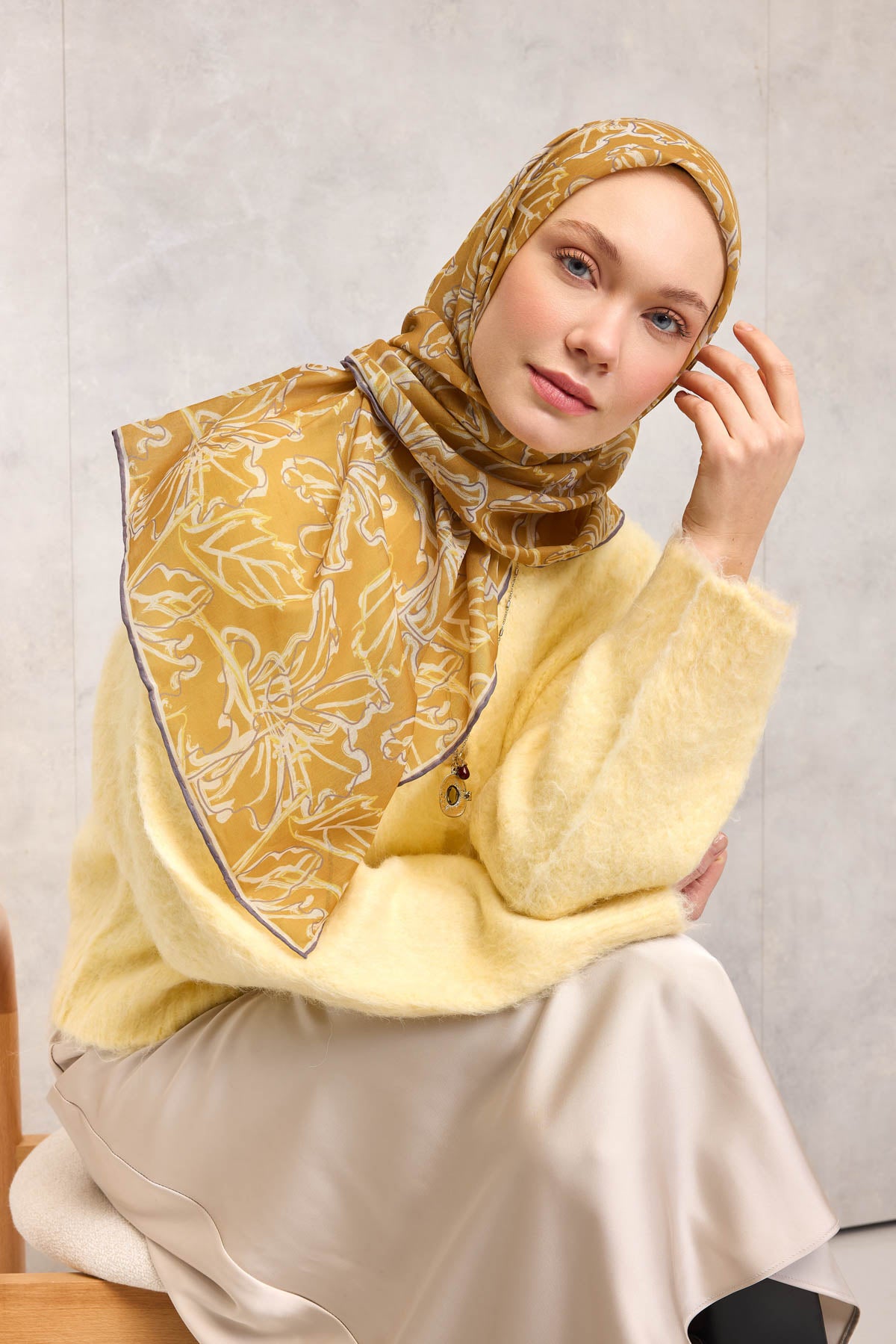 Silk Home Soft Eşarp 73115-05 - İthalesarponline.com - Soft Eşarp - Silk Home