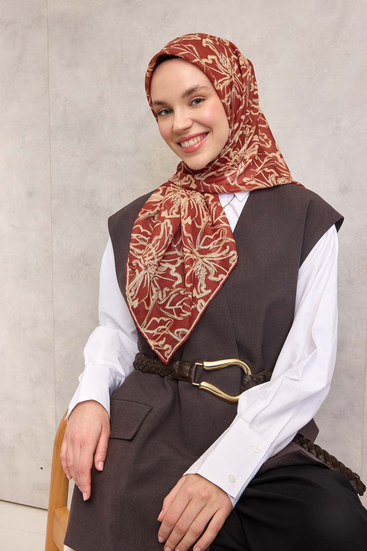 Silk Home Soft Eşarp 73115-06 - İthalesarponline.com - Soft Eşarp - Silk Home