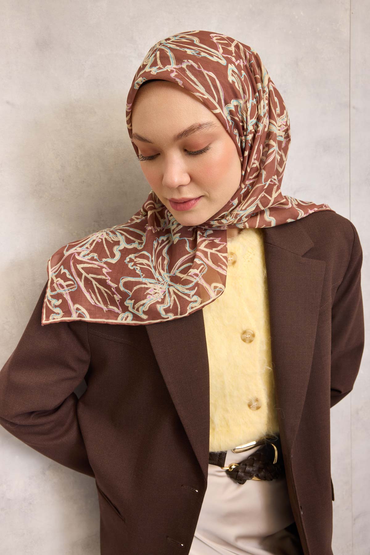 Silk Home Soft Eşarp 73115-07 - İthalesarponline.com - Soft Eşarp - Silk Home