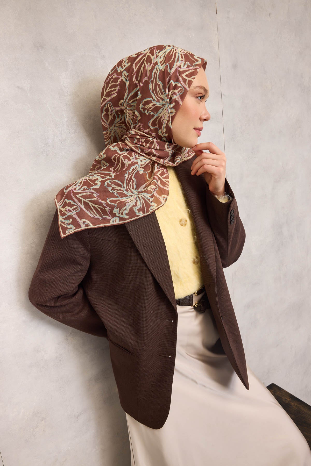 Silk Home Soft Eşarp 73115-07 - İthalesarponline.com - Soft Eşarp - Silk Home