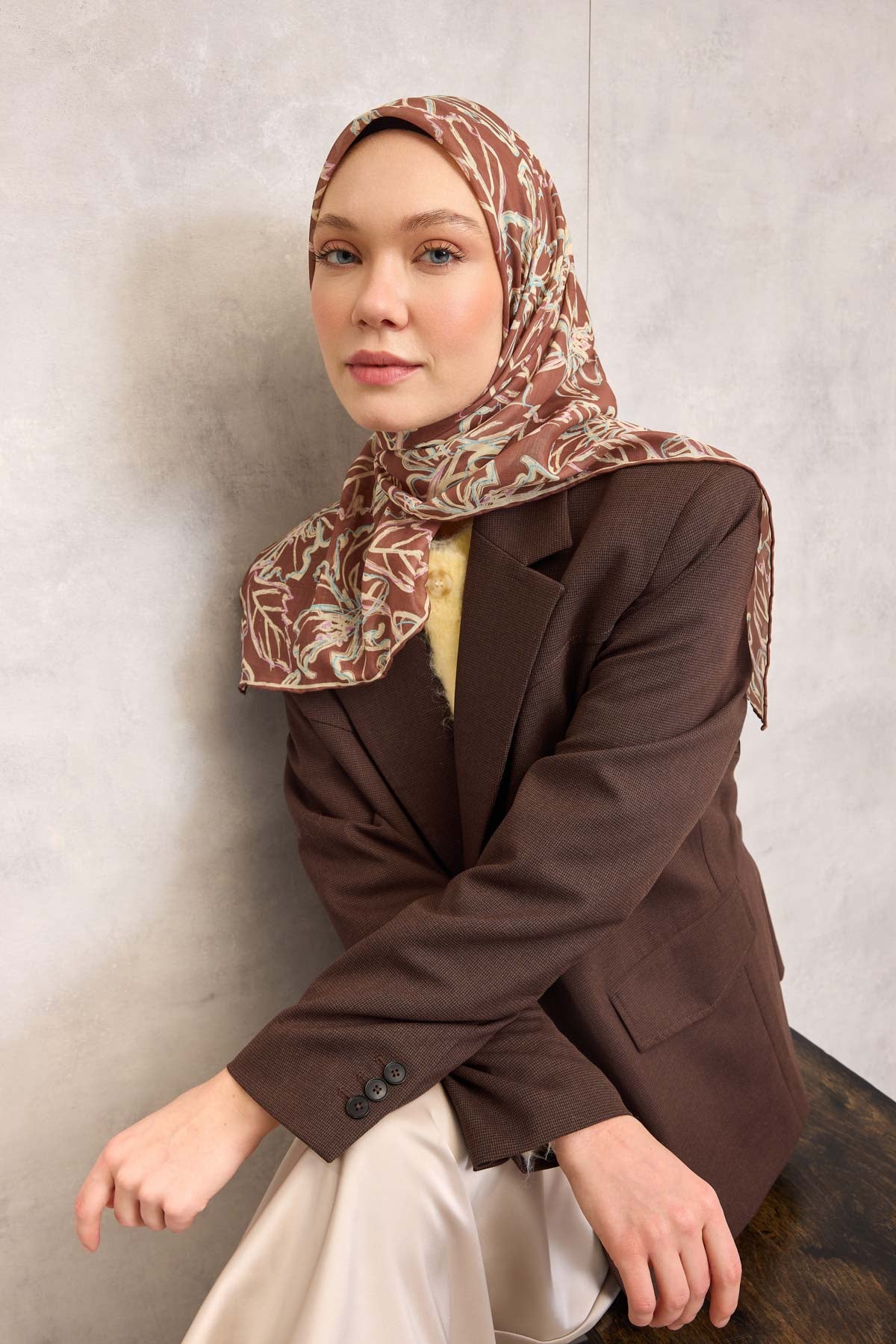 Silk Home Soft Eşarp 73115-07 - İthalesarponline.com - Soft Eşarp - Silk Home