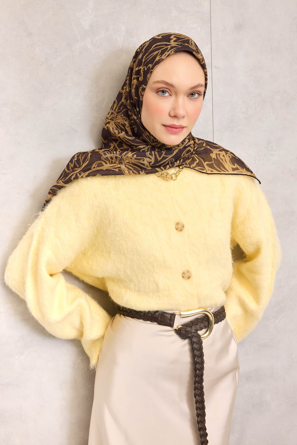 Silk Home Soft Eşarp 73115-20 - İthalesarponline.com - Soft Eşarp - Silk Home
