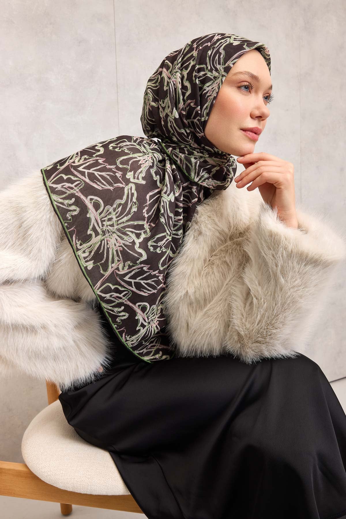 Silk Home Soft Eşarp 73115-21 - İthalesarponline.com - Soft Eşarp - Silk Home