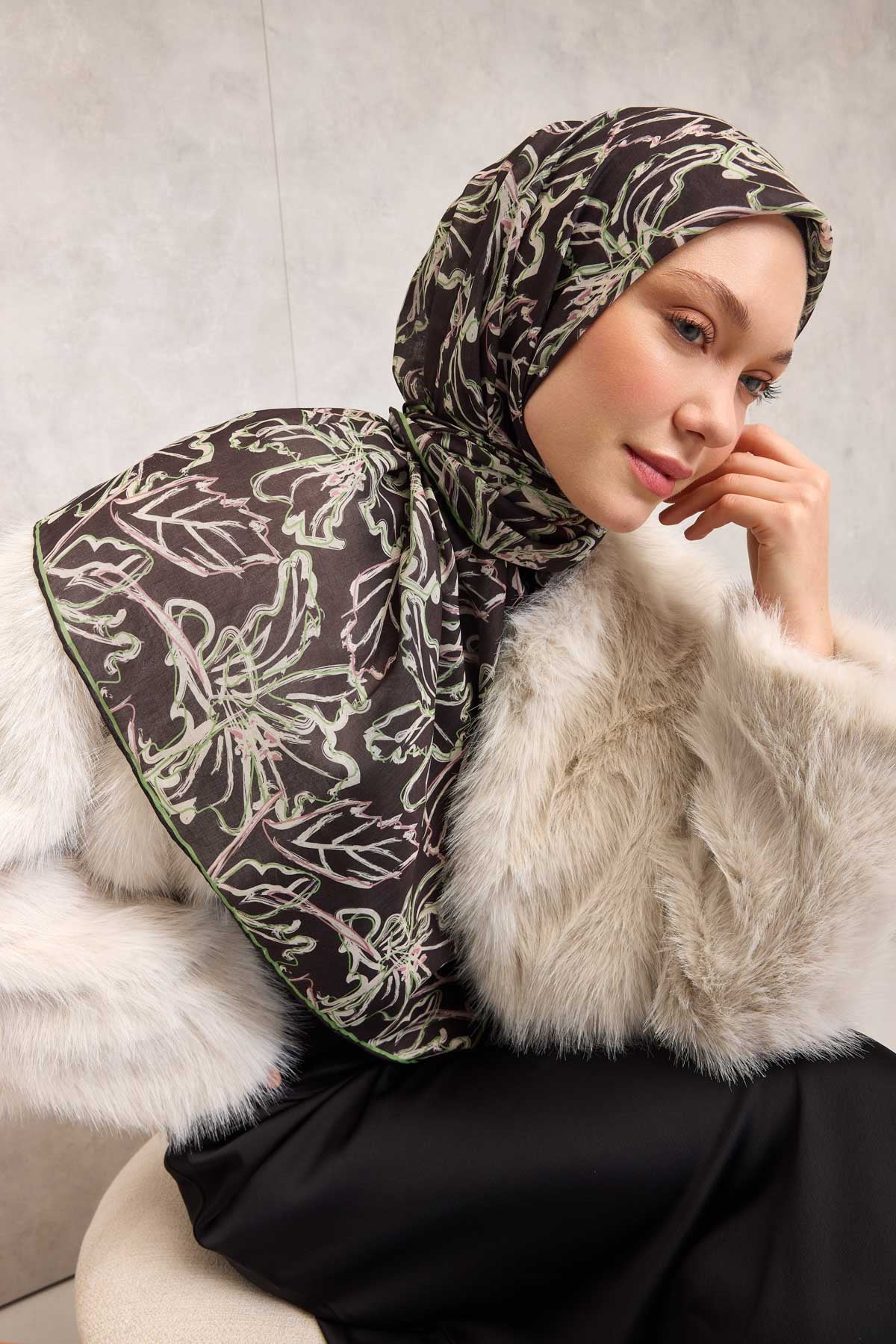 Silk Home Soft Eşarp 73115-21 - İthalesarponline.com - Soft Eşarp - Silk Home