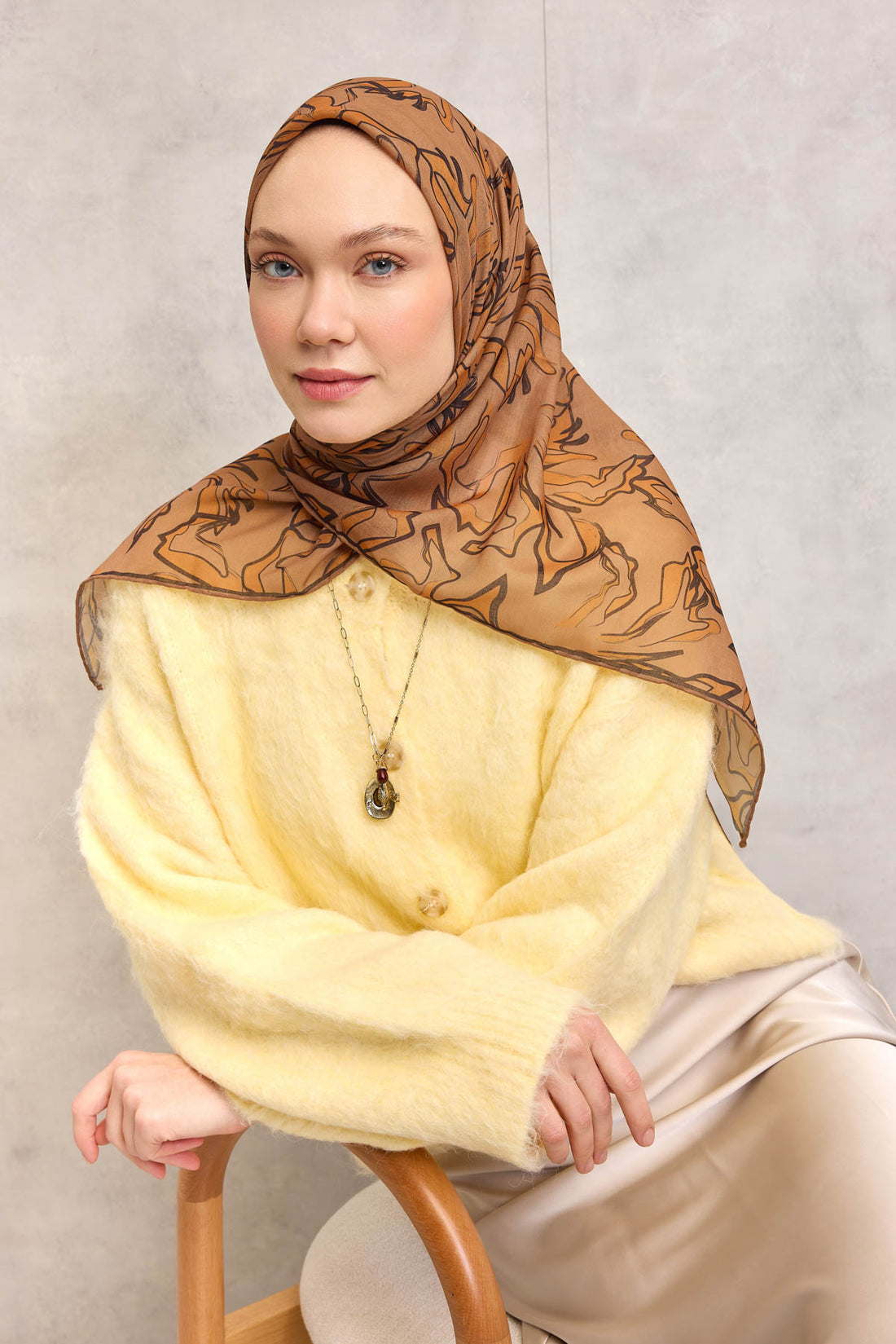 Silk Home Soft Eşarp 73116-08 - İthalesarponline.com - Soft Eşarp - Silk Home