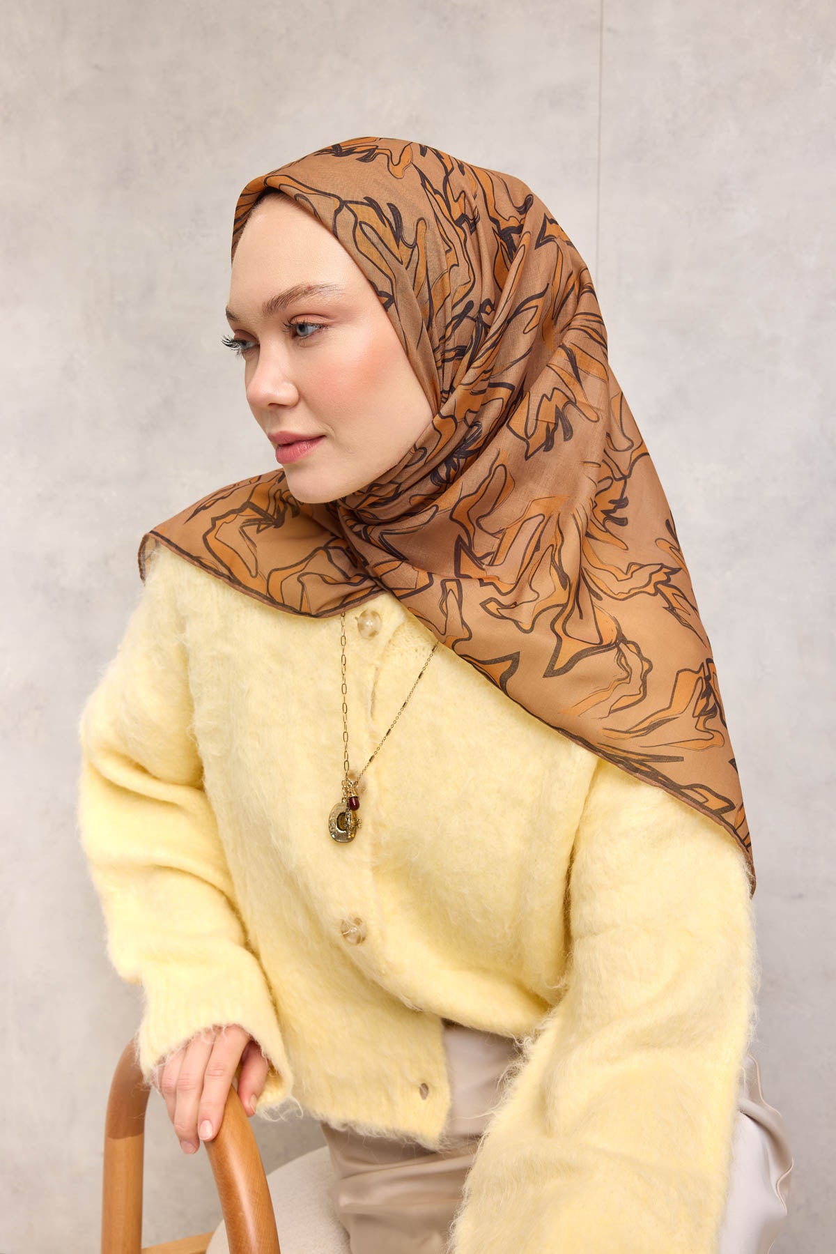 Silk Home Soft Eşarp 73116-08 - İthalesarponline.com - Soft Eşarp - Silk Home