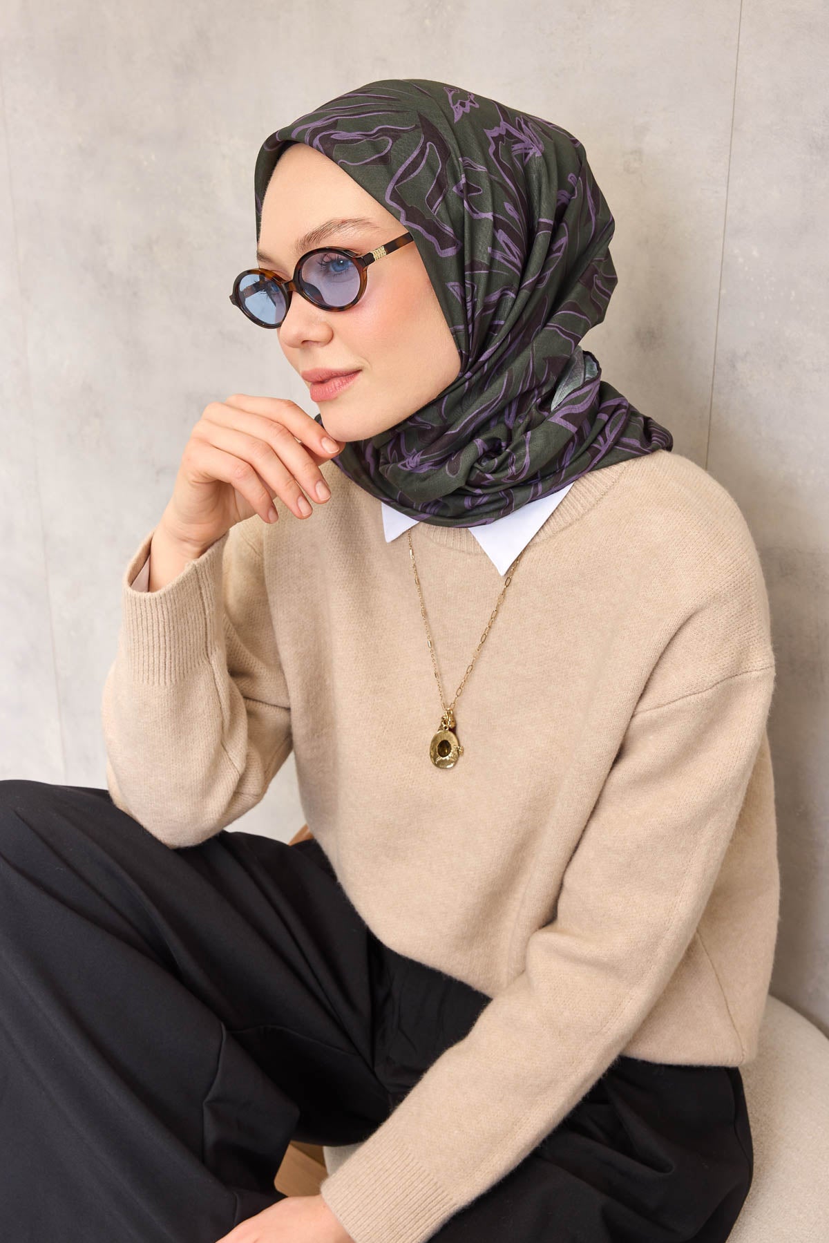 Silk Home Soft Eşarp 73116-15 - İthalesarponline.com - Soft Eşarp - Silk Home