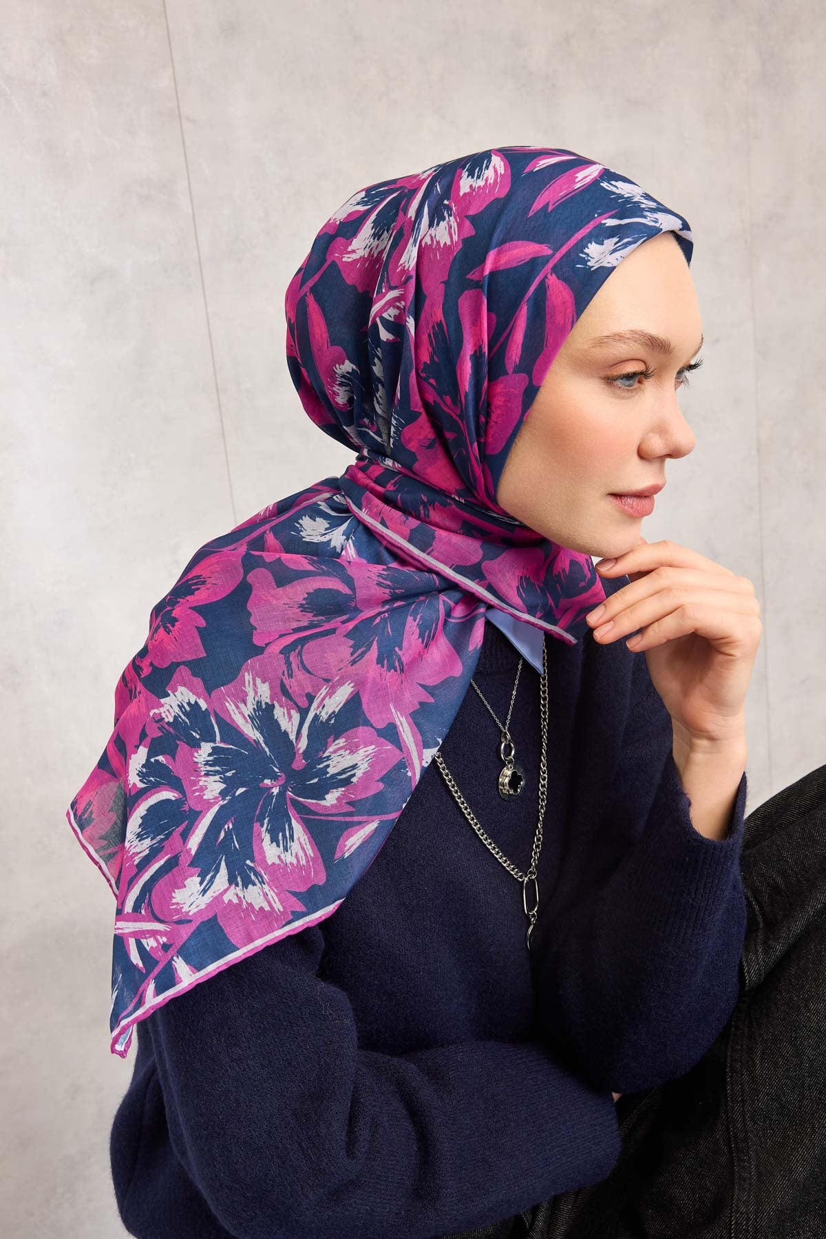 Silk Home Soft Eşarp 73117-02 - İthalesarponline.com - Soft Eşarp - Silk Home
