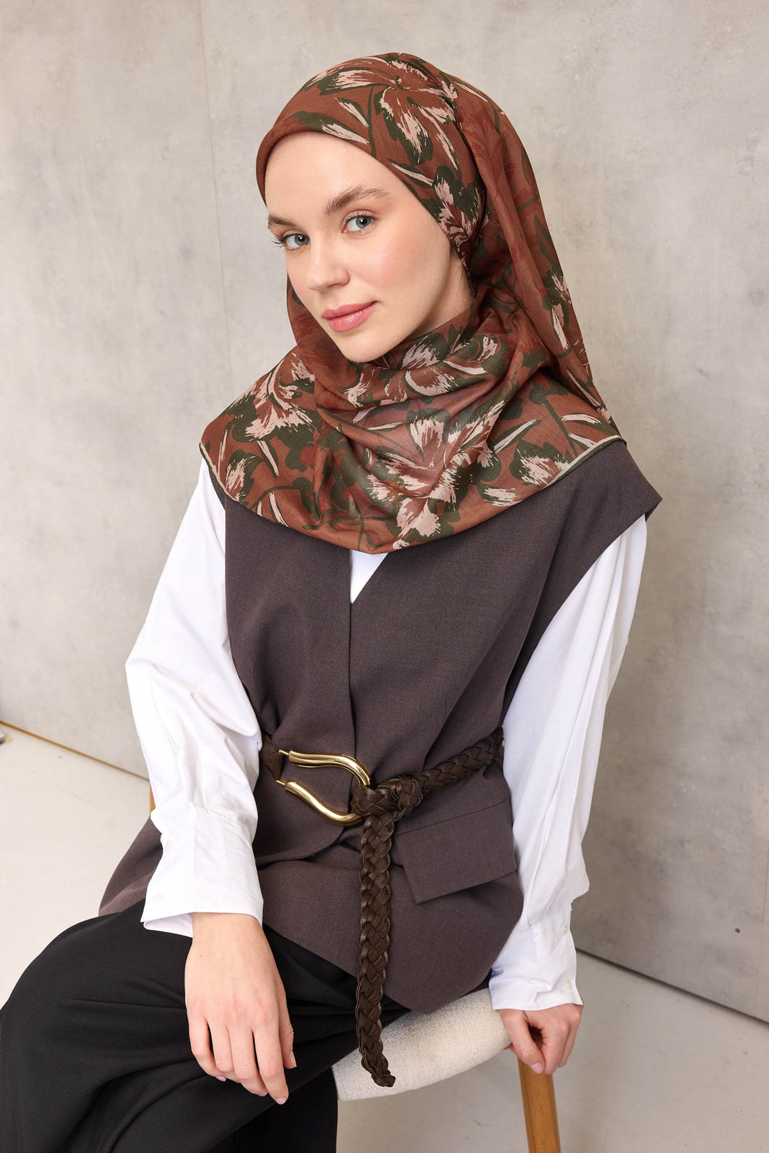 Silk Home Soft Eşarp 73117-16 - İthalesarponline.com - Soft Eşarp - Silk Home