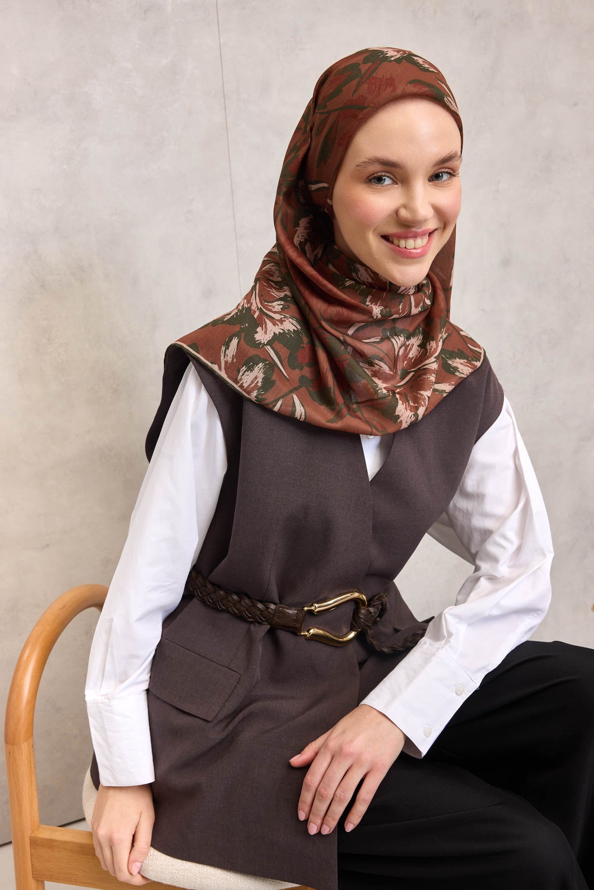 Silk Home Soft Eşarp 73117-16 - İthalesarponline.com - Soft Eşarp - Silk Home