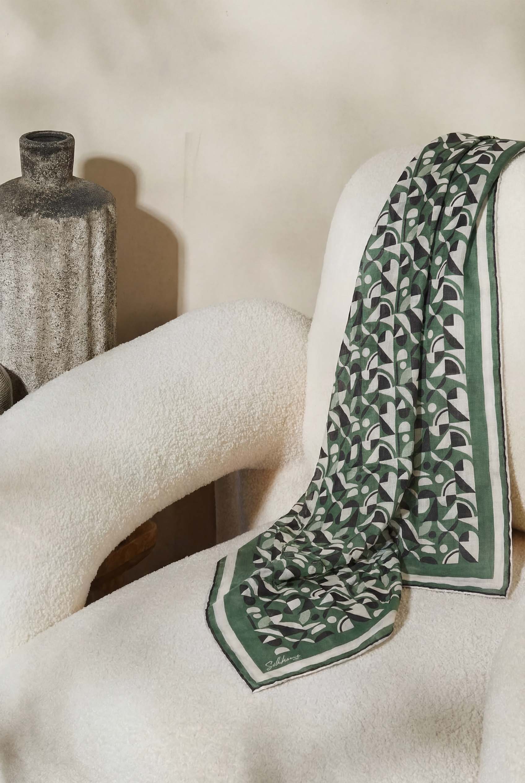 Silk Home Soft Eşarp 73118-12 - İthalesarponline.com - Soft Eşarp - Silk Home