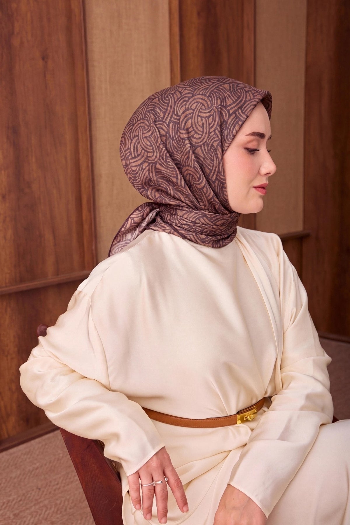 Silk Home Twill İpek Eşarp Monokromatik 11562-17