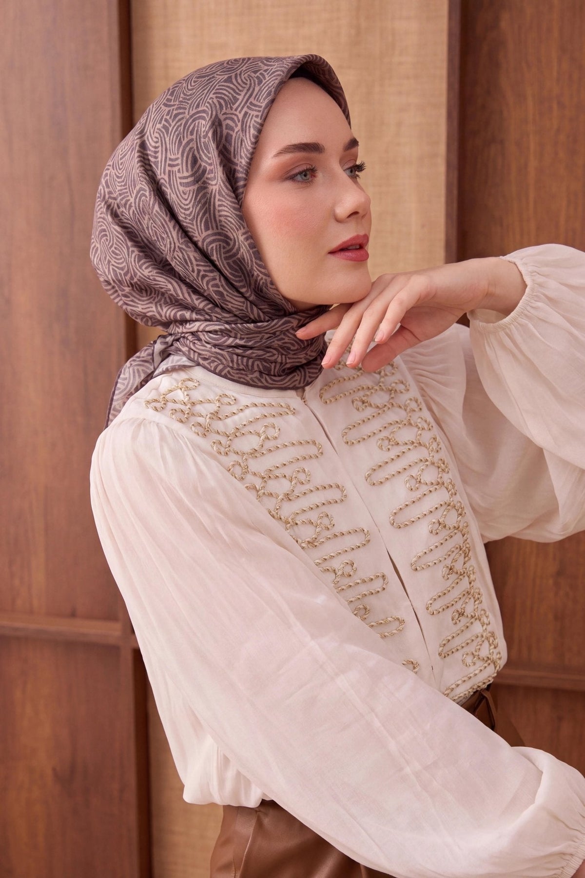 Silk Home Twill İpek Eşarp Monokromatik 11562-24